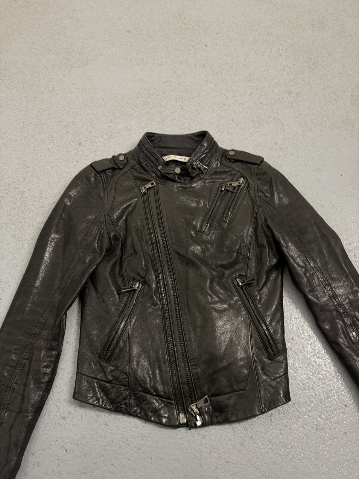 Yves Salomon Avant-garde Yves Salomon Multi-zip Lamp Leather Biker Jacket Size S / US 4 / IT 40 - 9 Thumbnail