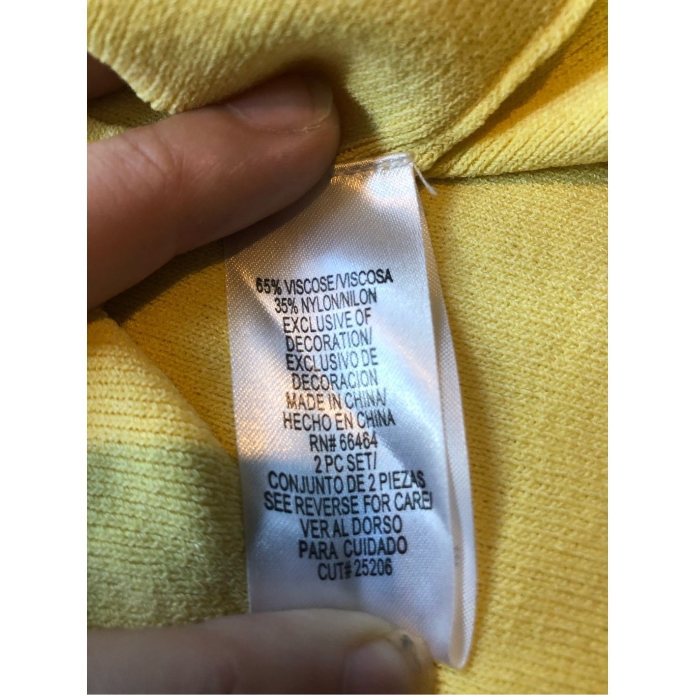 Other Studio 1 Women’s Yellow Button Up Cardigan Sweater with Embr Size M / US 6-8 / IT 42-44 - 7 Thumbnail