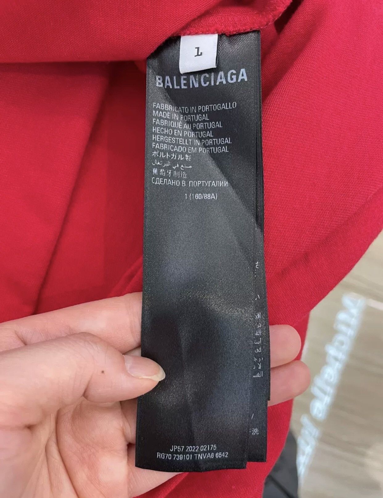 Balenciaga BALENCIAGA x ADIDAS Balenciaga Red Clover Short Sleeve Size S / US 4 / IT 40 - 6 Thumbnail
