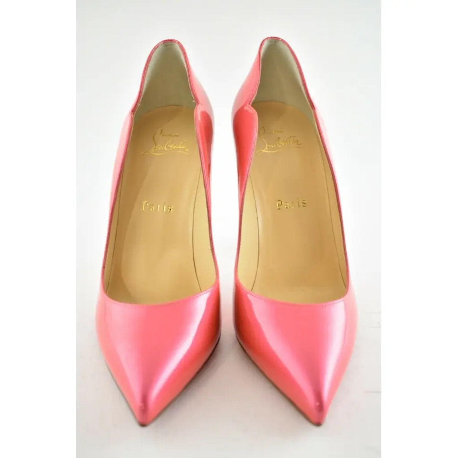 Christian Louboutin Christian Louboutin Hot Chick 100 Patent Fluo Metal Size US 7.5 / IT 37.5 - 5 Thumbnail