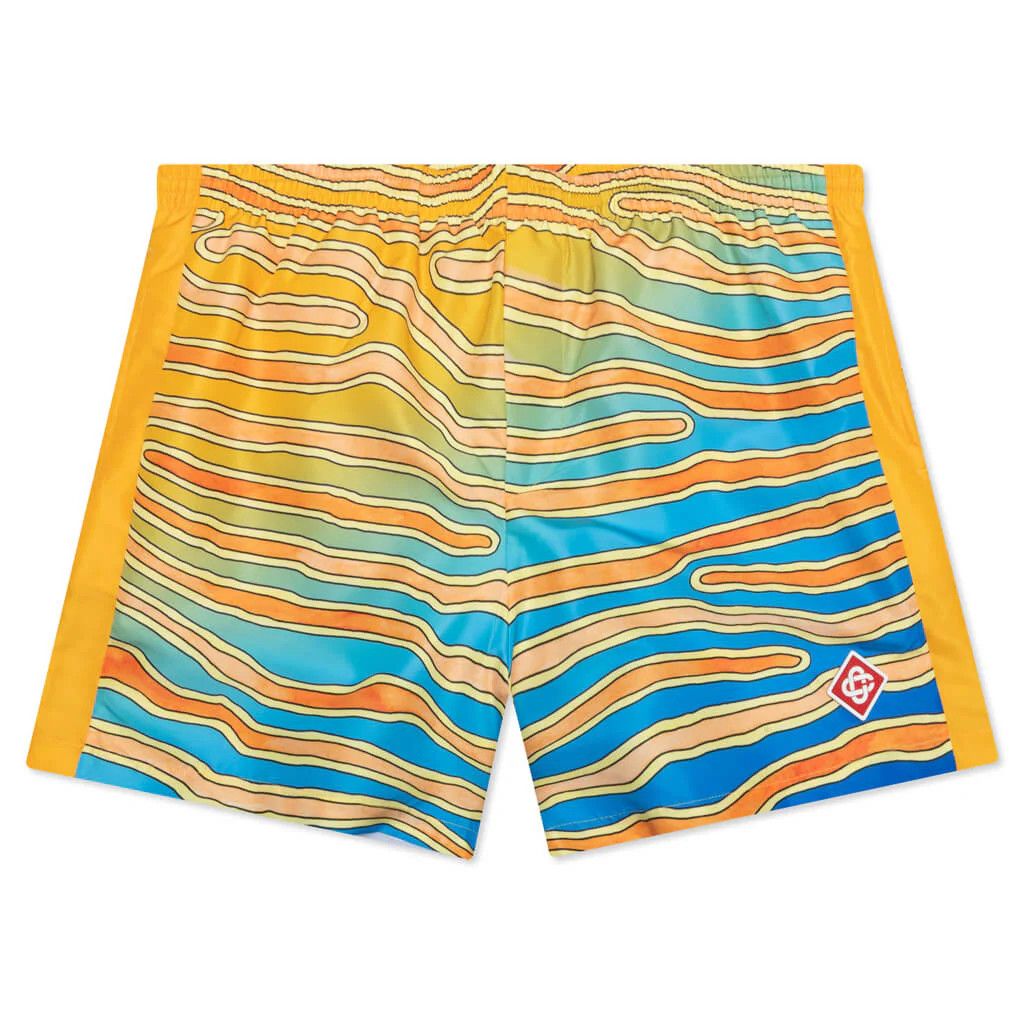 Casablanca o1mle0326 Printed Swim Trunks Shorts in Multicolor Size US 34 / EU 50 - 1 Thumbnail