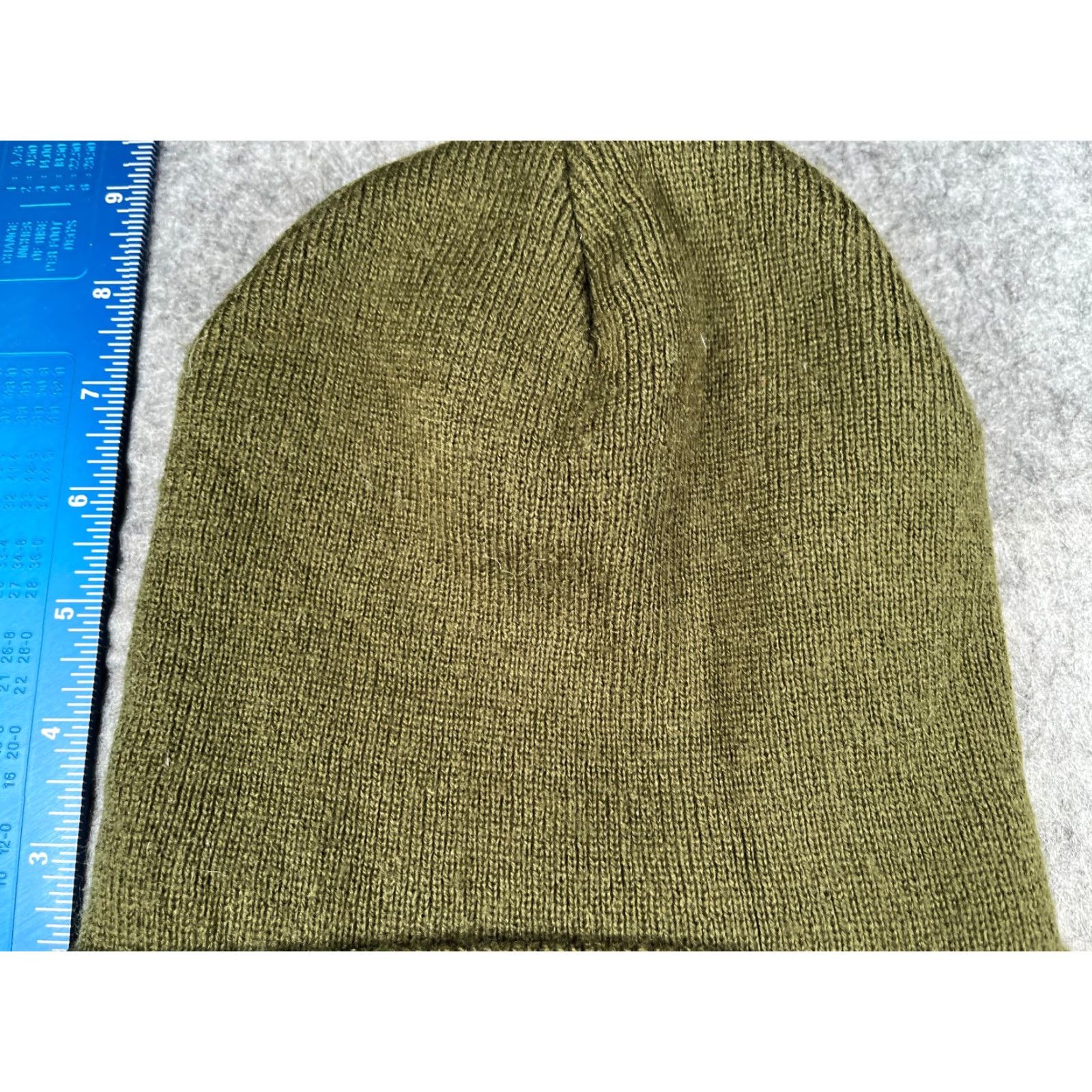 Vintage Yupoong Beanie Toque Adult One Size Green Knit 100% Acrylic Mountain Logo Ski Size ONE SIZE - 3 Thumbnail