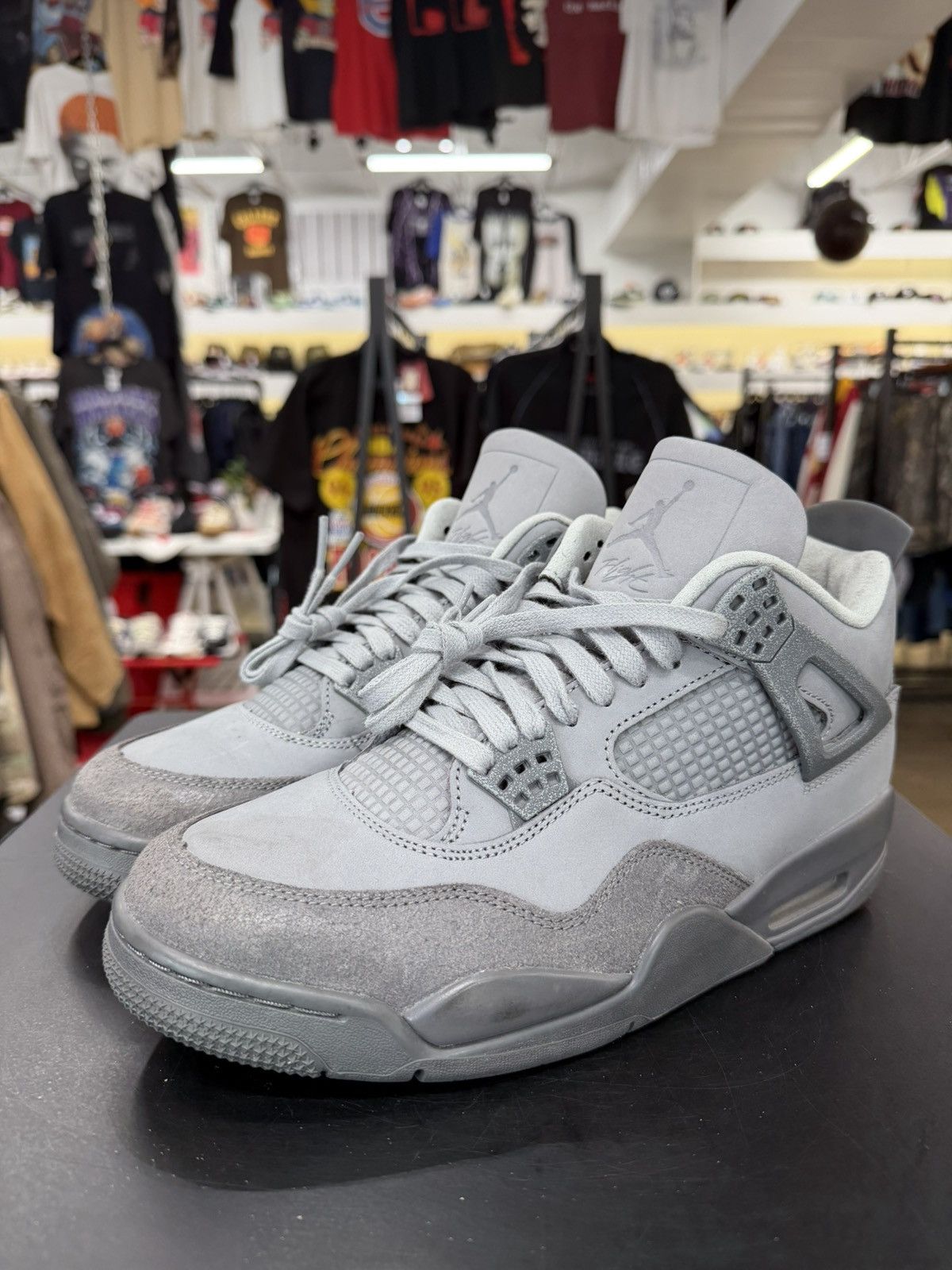 Jordan Brand Air Jordan 4 Paris Olympic Wet Cement Size 9 (2024) Size US 9 / EU 42 - 1 Thumbnail