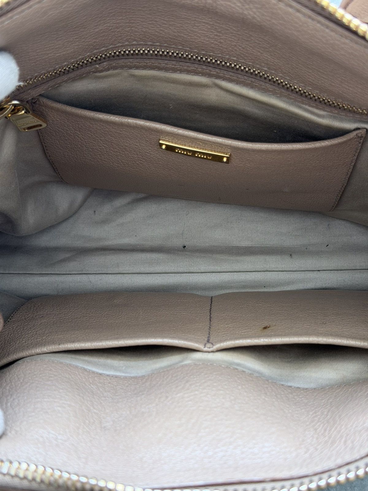 Miu Miu Miu Miu Madras Leather Handbag Size ONE SIZE - 6 Thumbnail