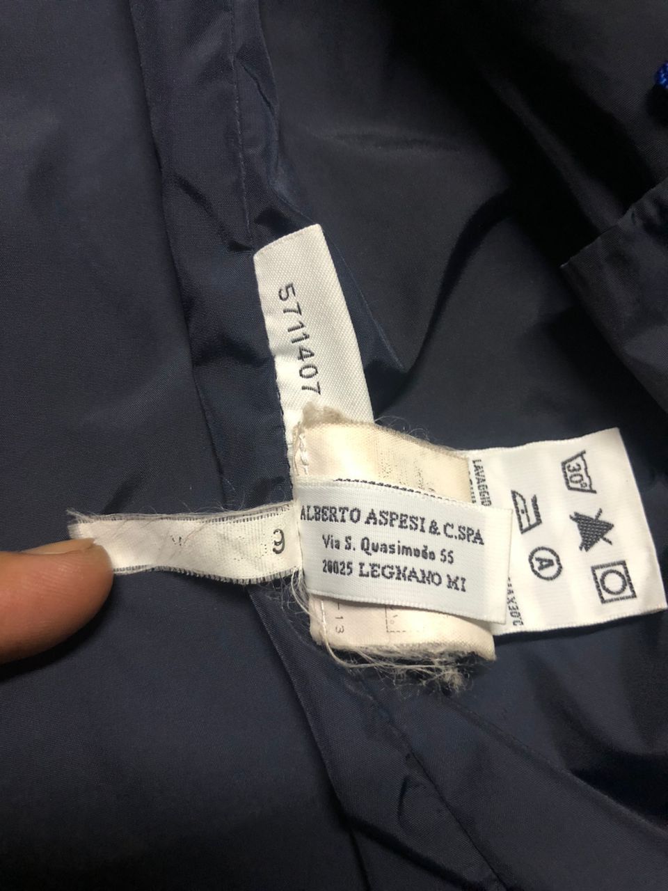 Aspesi Aspepsi Navy Double Breasted Down Coat Jacket Size US S / EU 44-46 / 1 - 13 Thumbnail