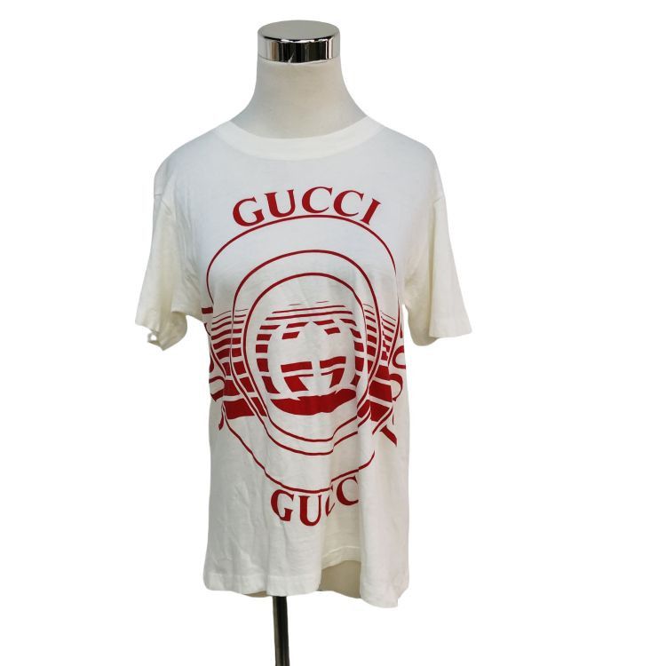 Gucci Gucci Red Logo T-Shirt Size XS Size US XS / EU 42 / 0 - 1 Thumbnail