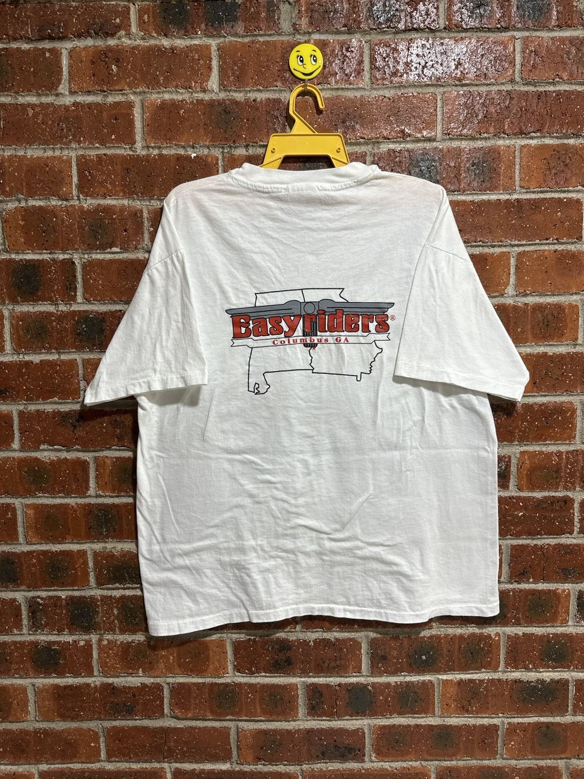 Hanes Vintage 90s Easy Riders Nekad Girl Cafe Faded Tee Size US XL / EU 56 / 4 - 8 Thumbnail