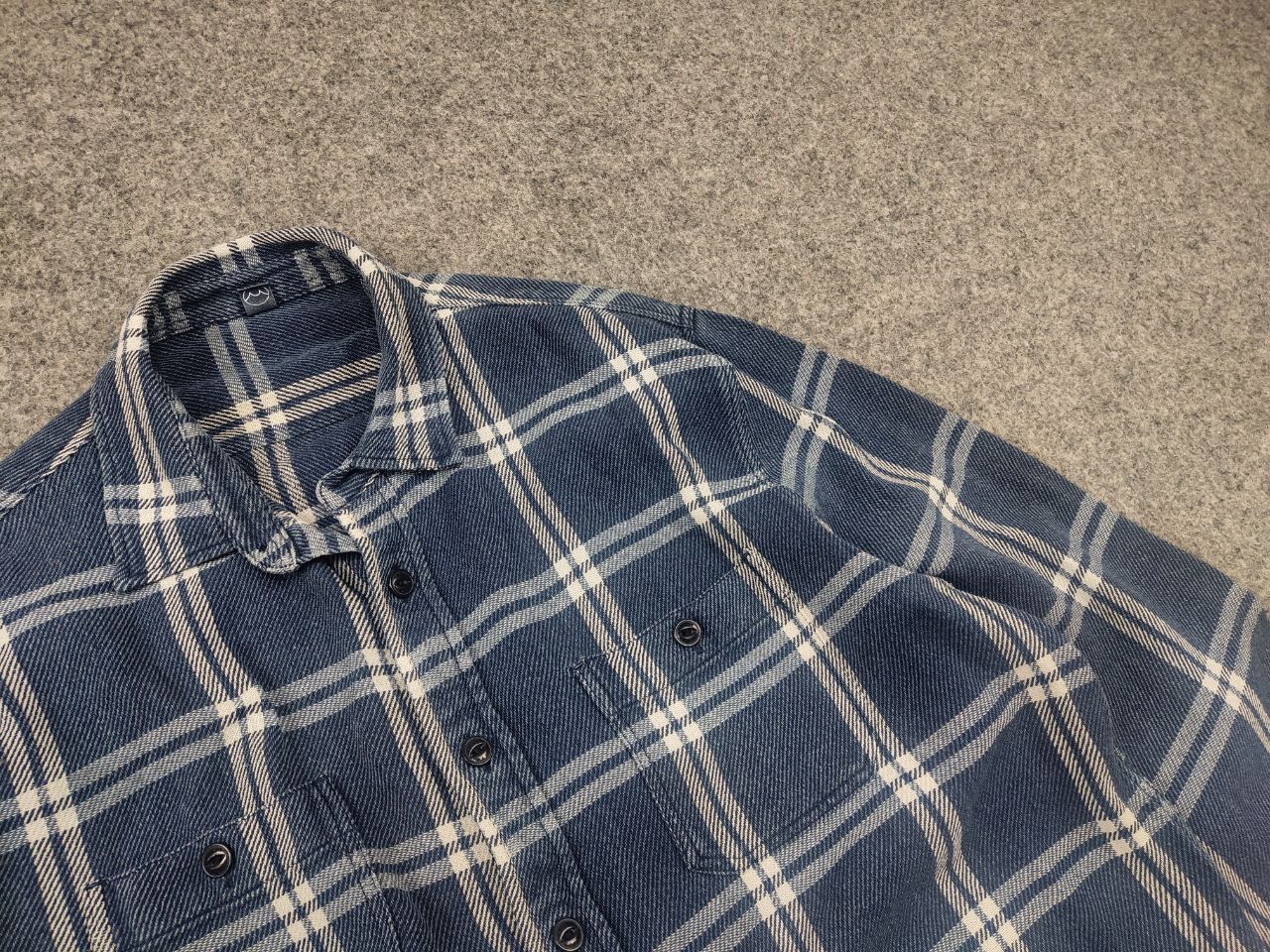 Edwin Edwin Vintage Japan labour Dense blue checkered cotton Shirt Size US M / EU 48-50 / 2 - 4 Thumbnail