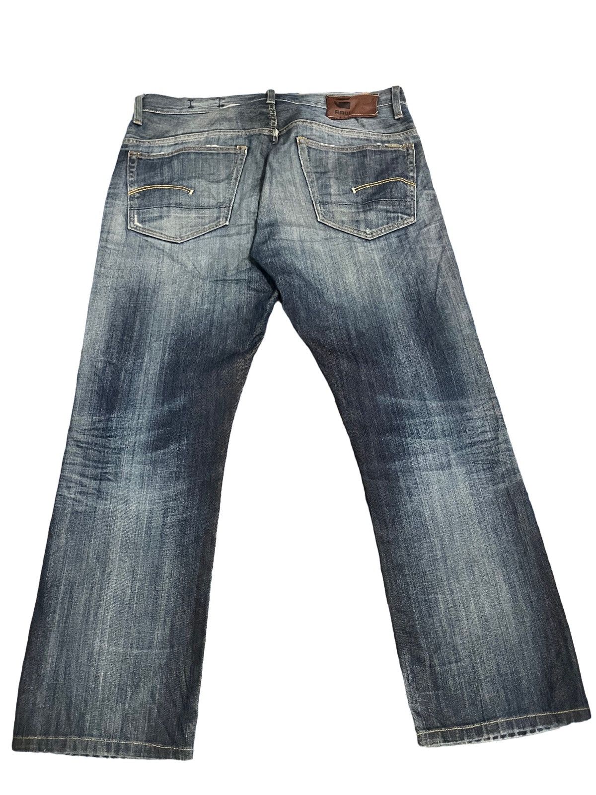 G-Star Vintage Gstar Raw Distress Style Jeans Size US 34 / EU 50 - 5 Thumbnail