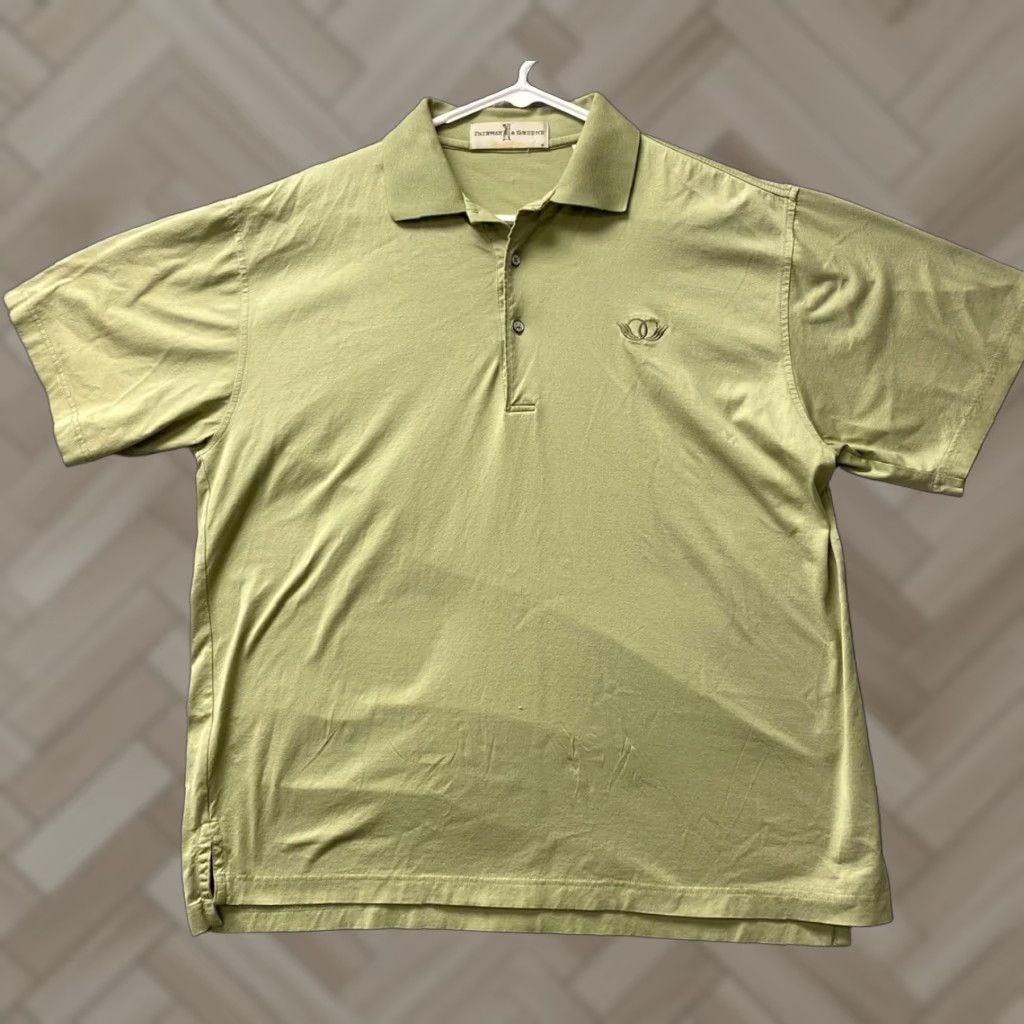 Vintage Fairway & Greene Polo Shirt Men M Green Short Sleeve Button Up Collared /112-43 Size US M / EU 48-50 / 2 - 1 Thumbnail