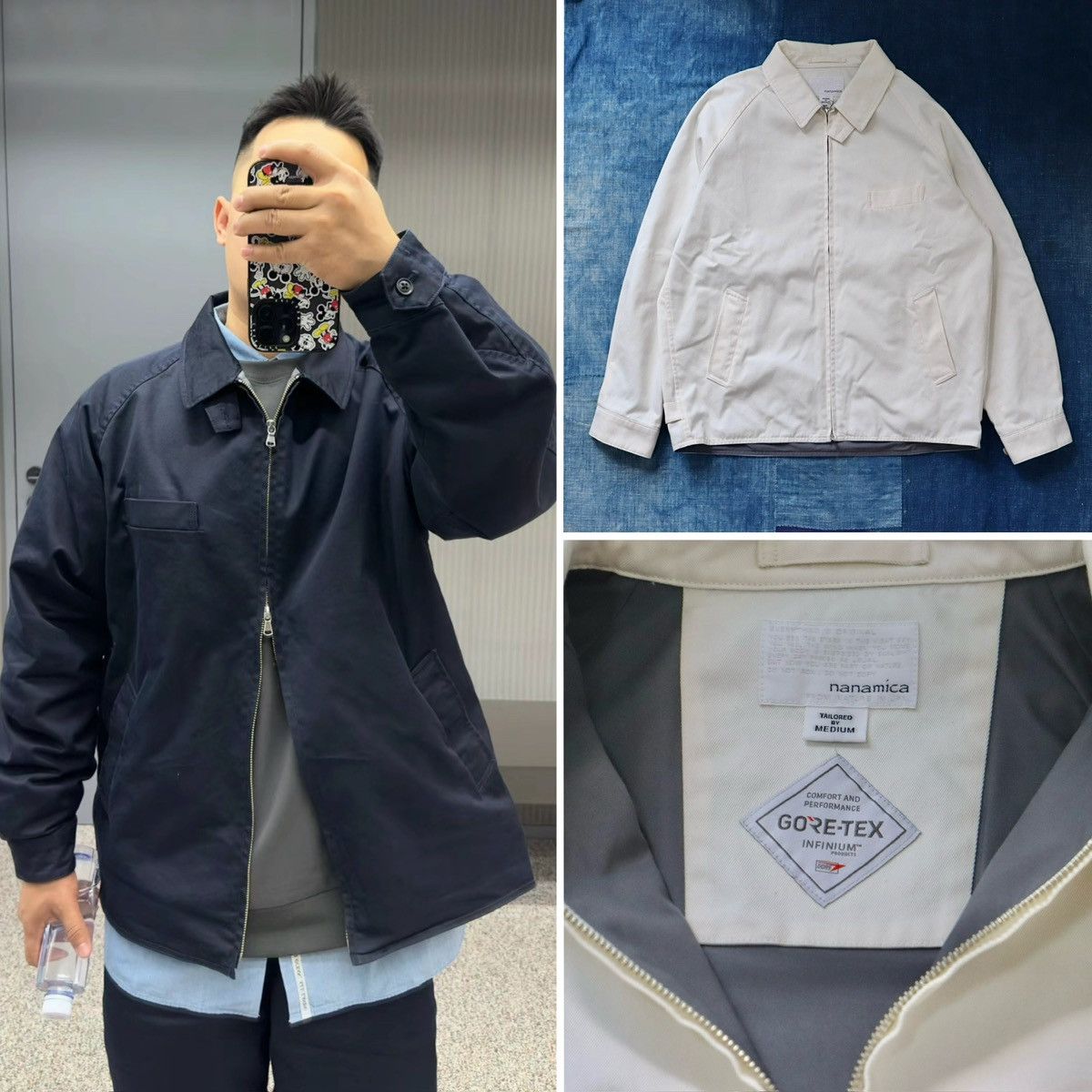 Nanamica Windstopper Duffle Coat Navy Melton Wool | END. (AR)