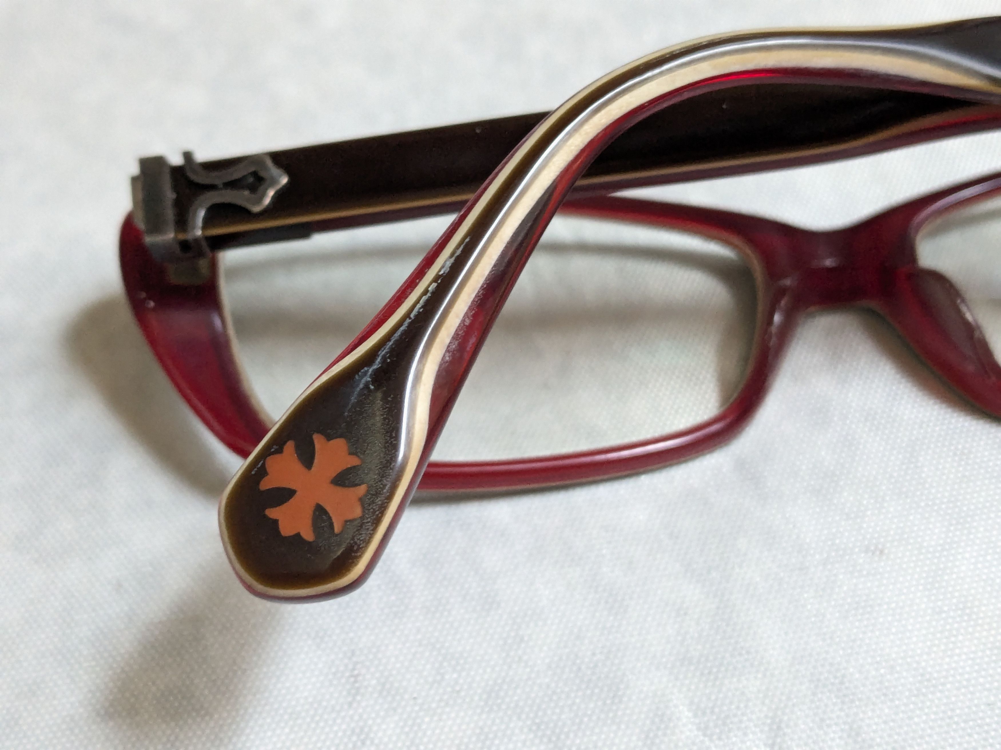 Chrome Hearts Chrome Hearts Venus Eyeglasses Black Red Rectangle Size ONE SIZE - 10 Thumbnail