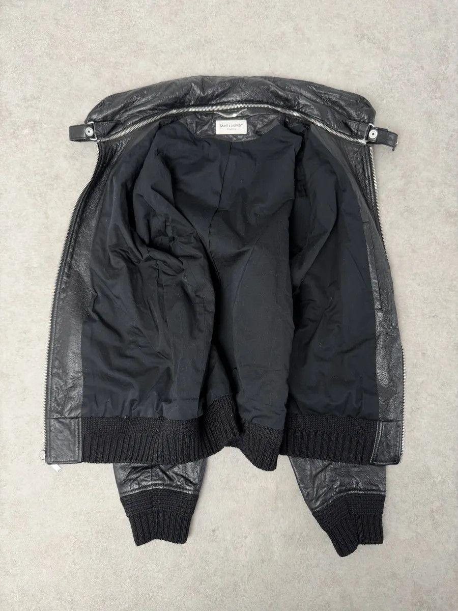 Saint Laurent Paris AW2017 Saint Laurent Black Premium Leather Jacket Size US M / EU 48-50 / 2 - 6 Thumbnail