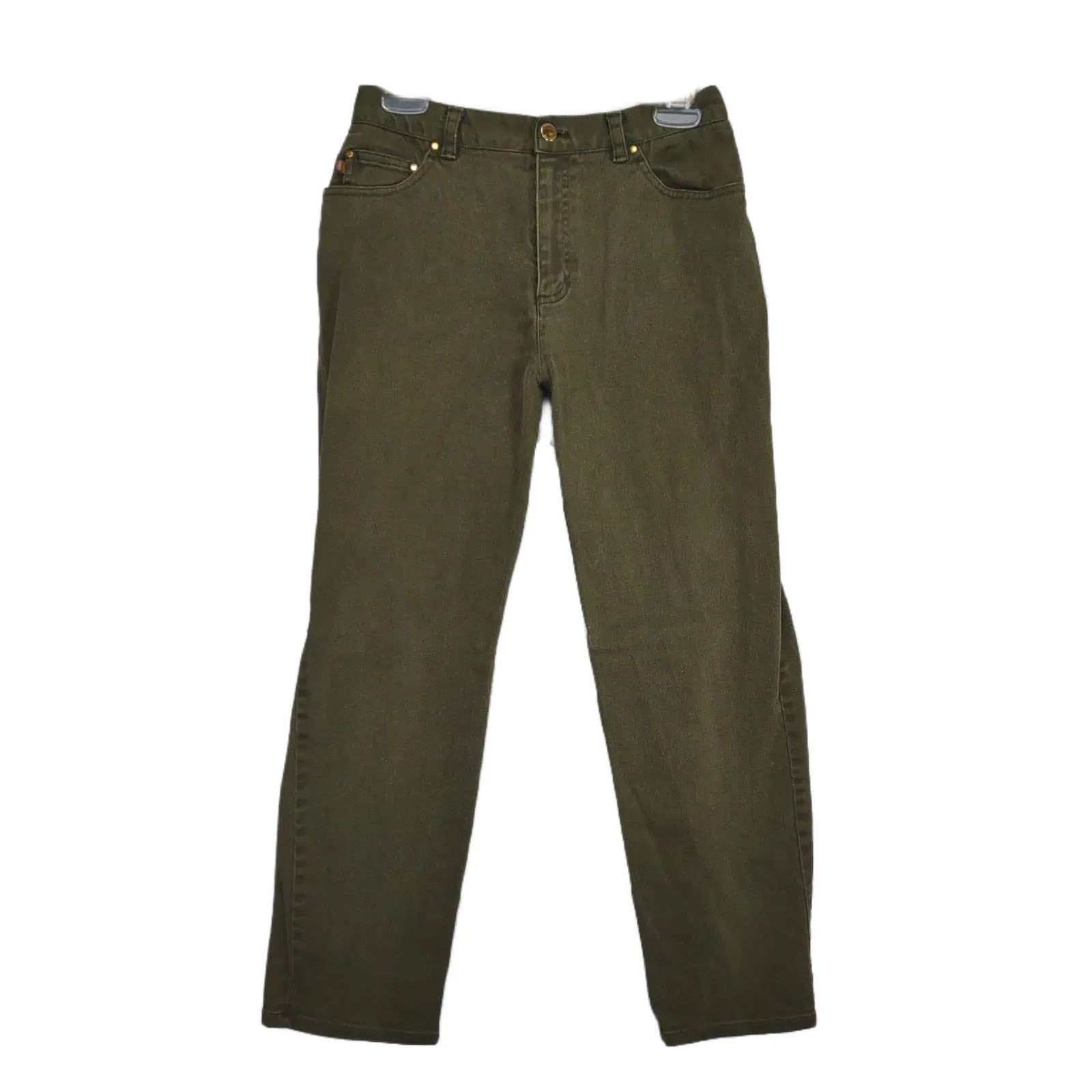 Ralph Lauren Ralph Lauren Jeans Co Women's 10P Straight Leg Olive Denim Size 32" / US 10 / IT 46 - 1 Thumbnail