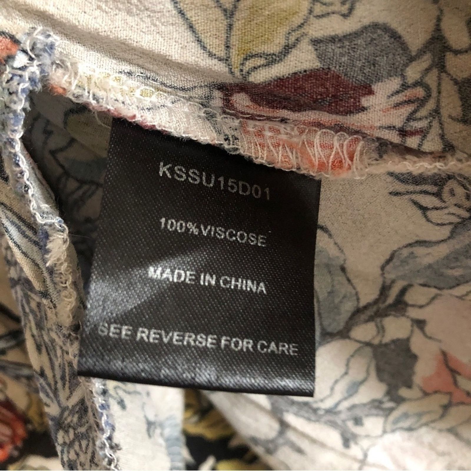 Other Knot Sisters Multicolor Floral Button Skirt Mini Tank Dress Size S / US 4 / IT 40 - 6 Thumbnail