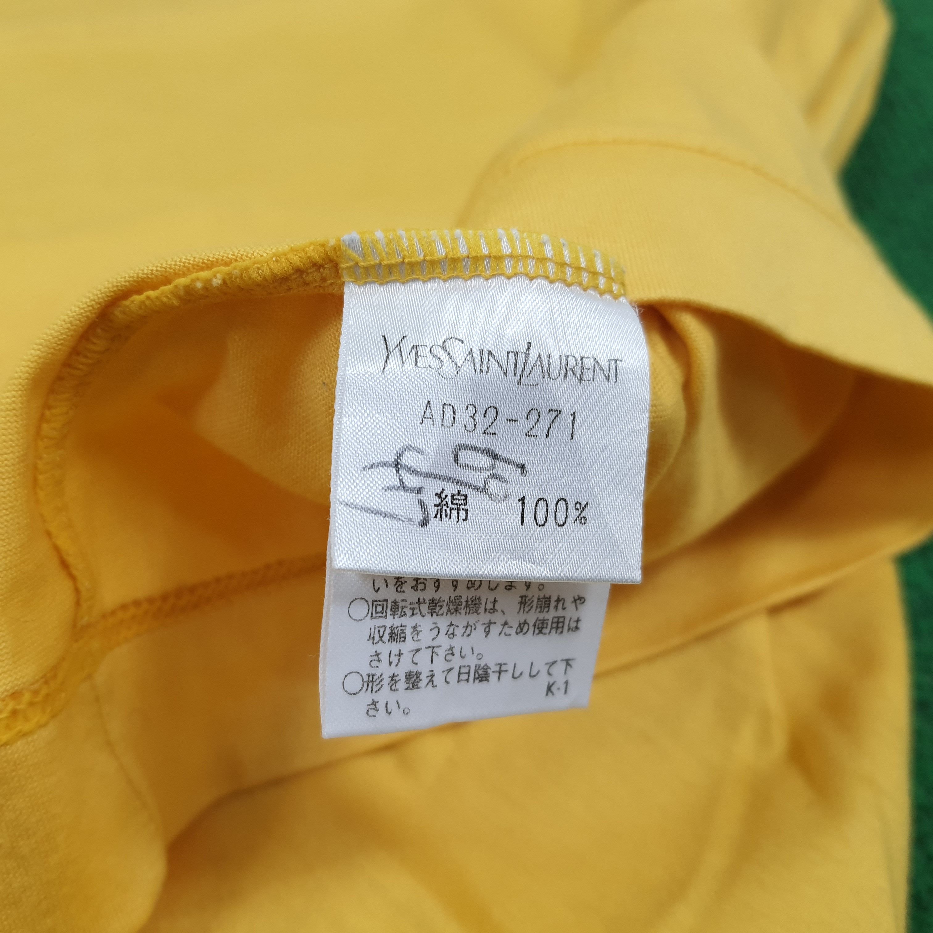 Vintage × Yves Saint Laurent Vintage Ysl Yves Saint Laurent Italian Designer Brand Tshirt Size US L / EU 52-54 / 3 - 6 Thumbnail