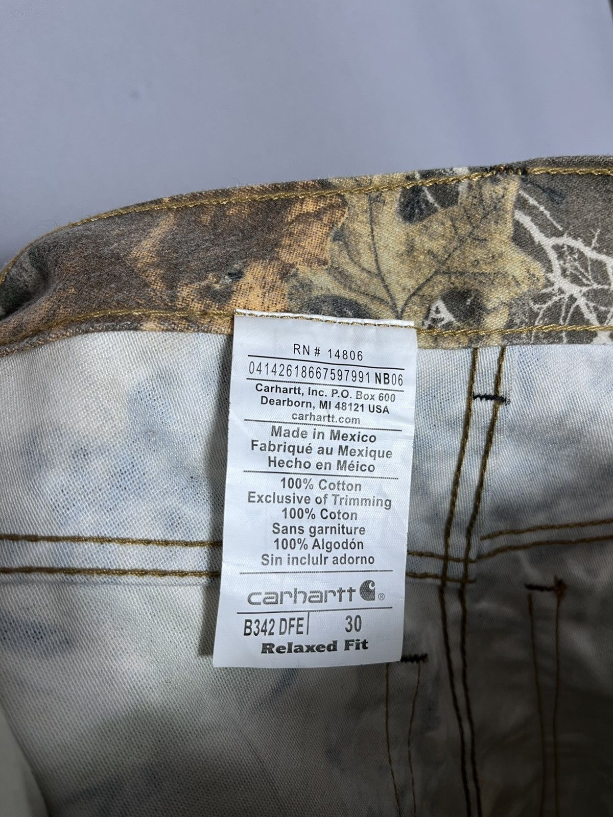 Carhartt Carhartt Realtree Hunting Pants Camo Mens Size US 30 / EU 46 - 6 Thumbnail