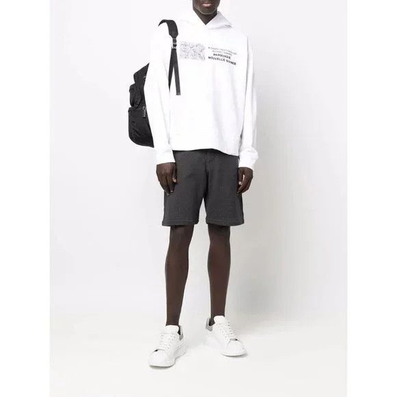 Alexander McQueen Alexander Mcqueen Stripe-Detail Track Shorts XS Mens Gray Size US 28 / EU 44 - 13 Thumbnail