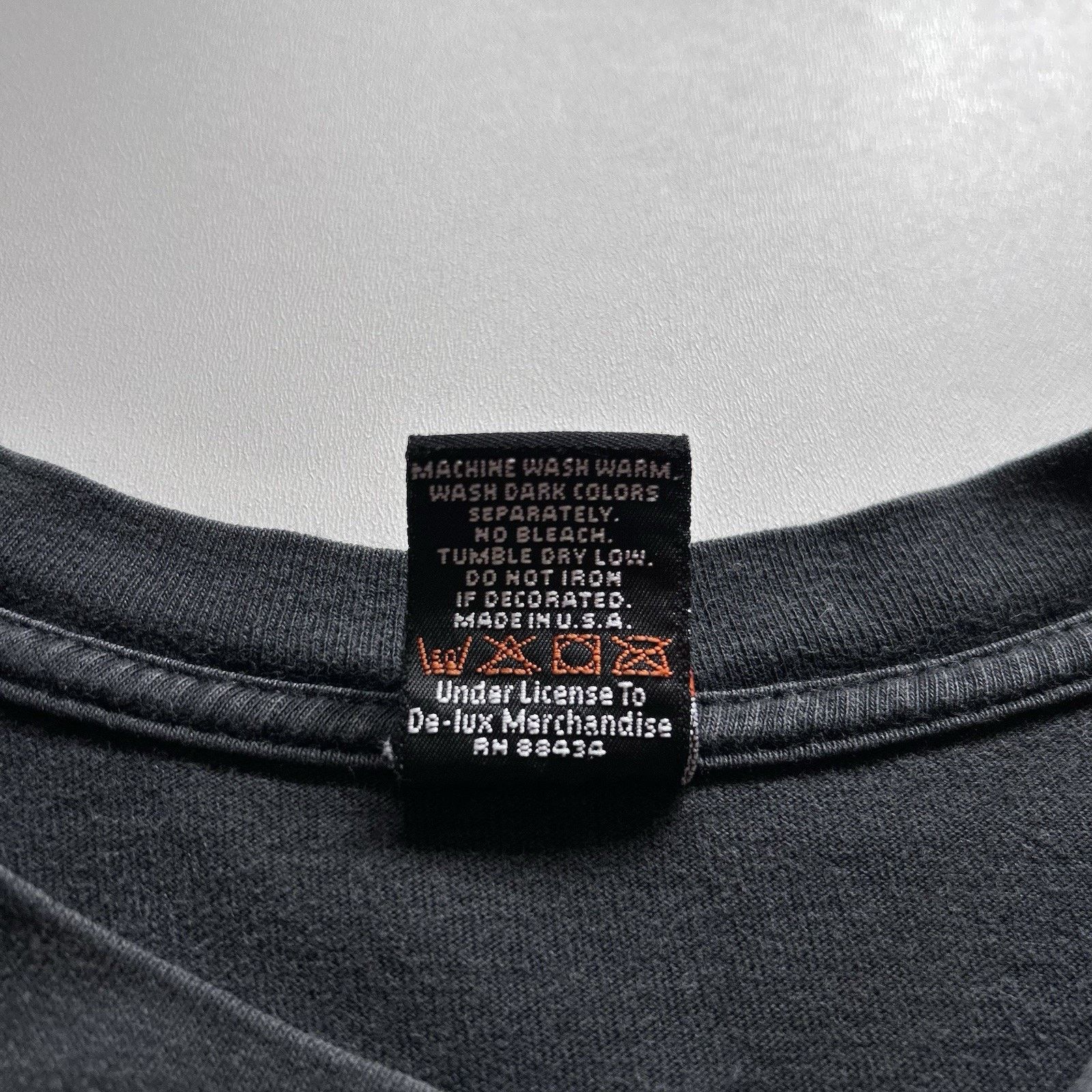 Harley Davidson Vintage Y2K Harley Davidson T-Shirt 2XL USA Made Faded Black Size US XXL / EU 58 / 5 - 8 Thumbnail