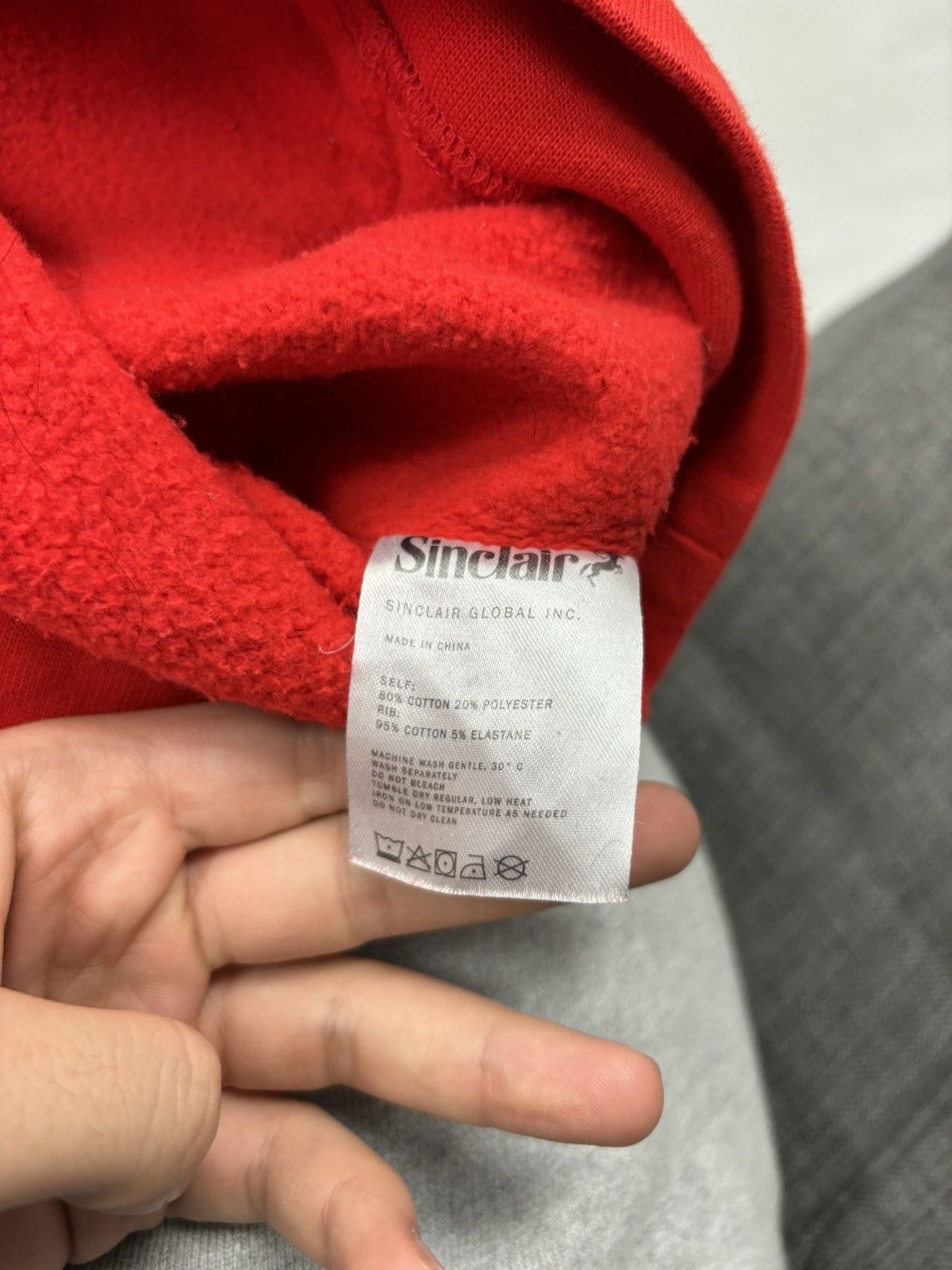 Sinclair Global Sinclair red hoodie small Size US S / EU 44-46 / 1 - 4 Thumbnail