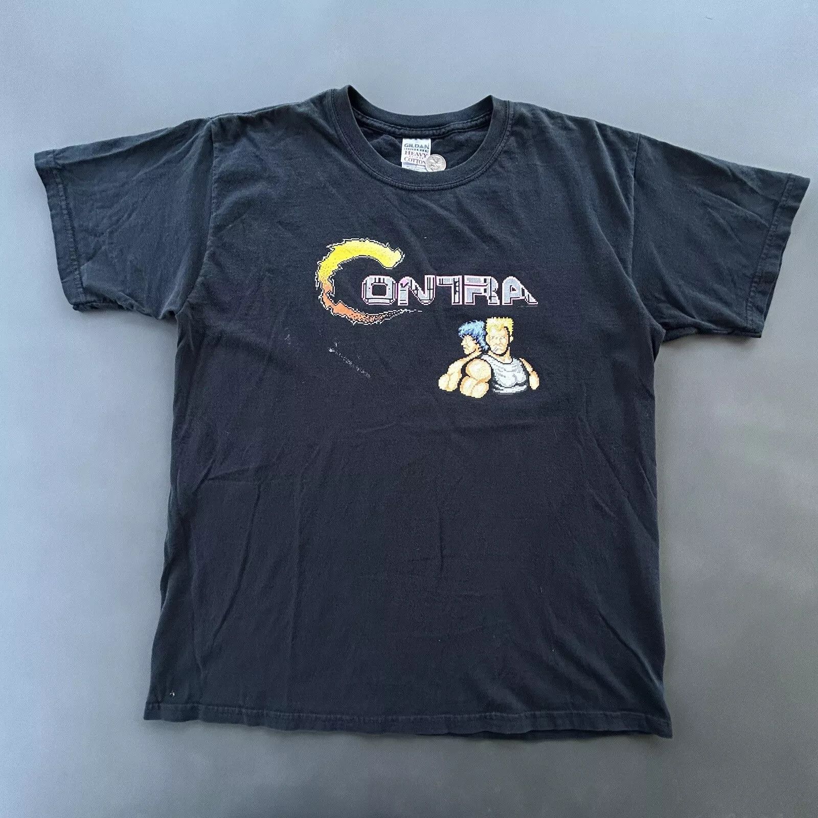 Gildan VINTAGE CONTRA VIDEO GAME Shirt Mens Large Size US L / EU 52-54 / 3 - 1 Thumbnail