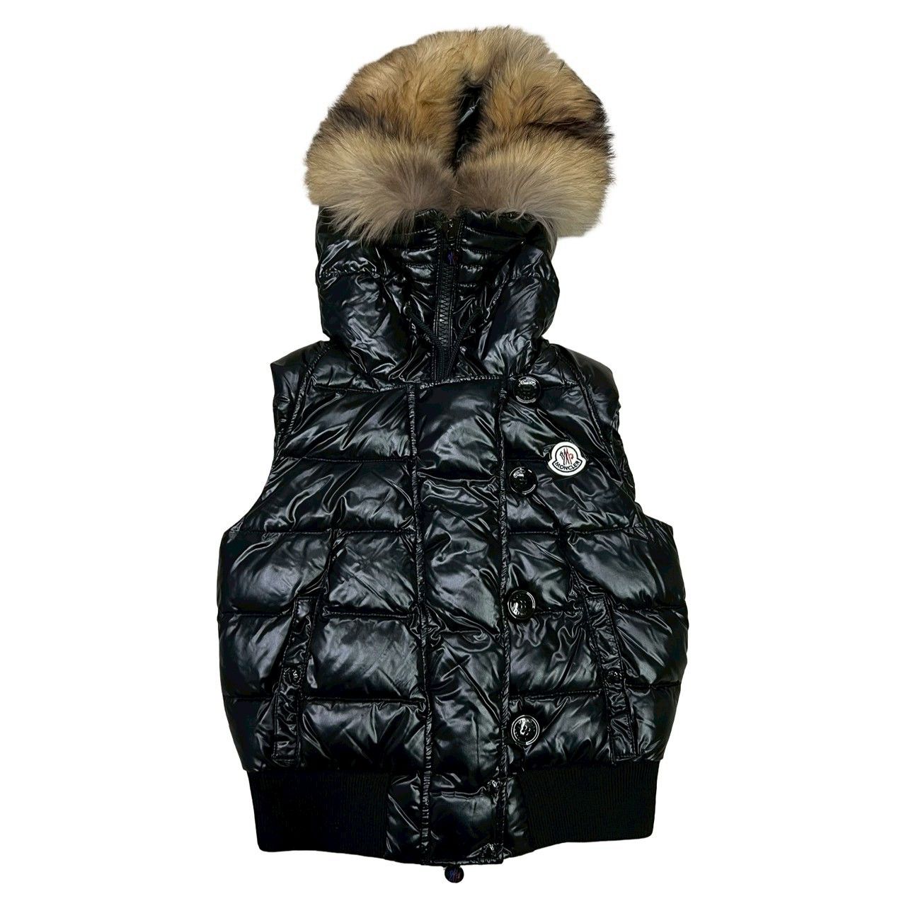 Moncler Moncler Moncler Nylon Down Vest Textile Outerwear DUTY FREE for USA Size ONE SIZE - 1 Thumbnail