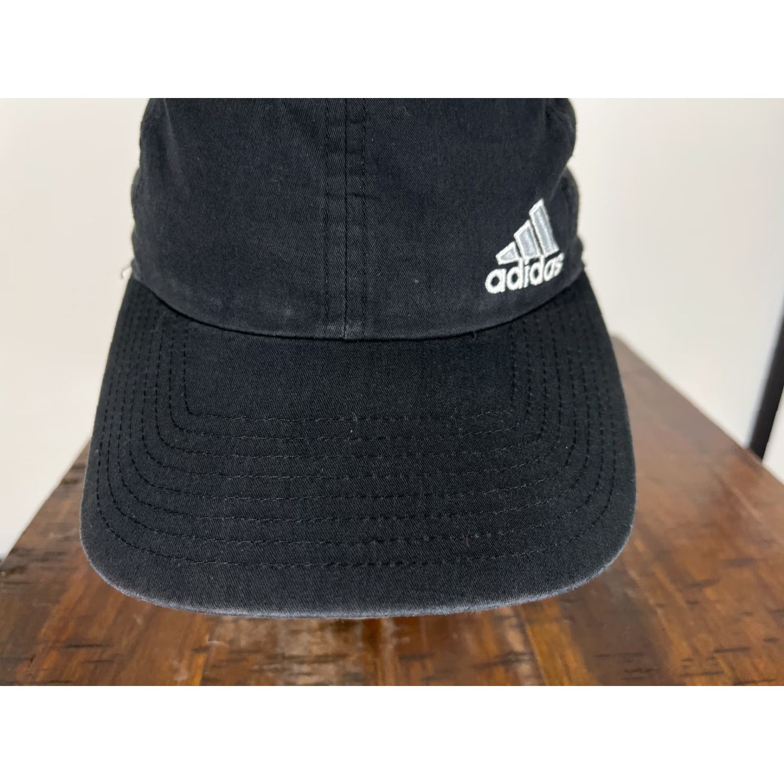 Adidas Adidas Hat Cap Strap Back Adult One Size Black Cotton Climalite Golf Golfer Hat/Cap Men Baseball Cap Outdoor Sports Adjustable, Lightweight Men 90s? Size ONE SIZE - 3 Thumbnail
