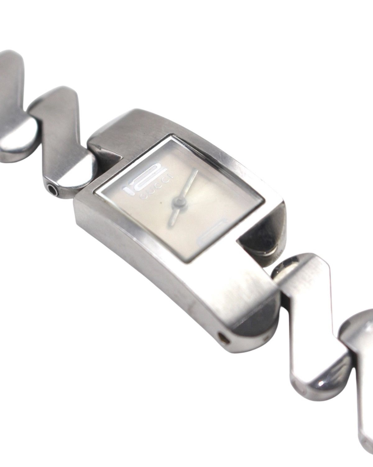 Gucci 1990S GUCCI STAINLESS STEEL BRACELET Z-LINK SWISS MADE WATCH