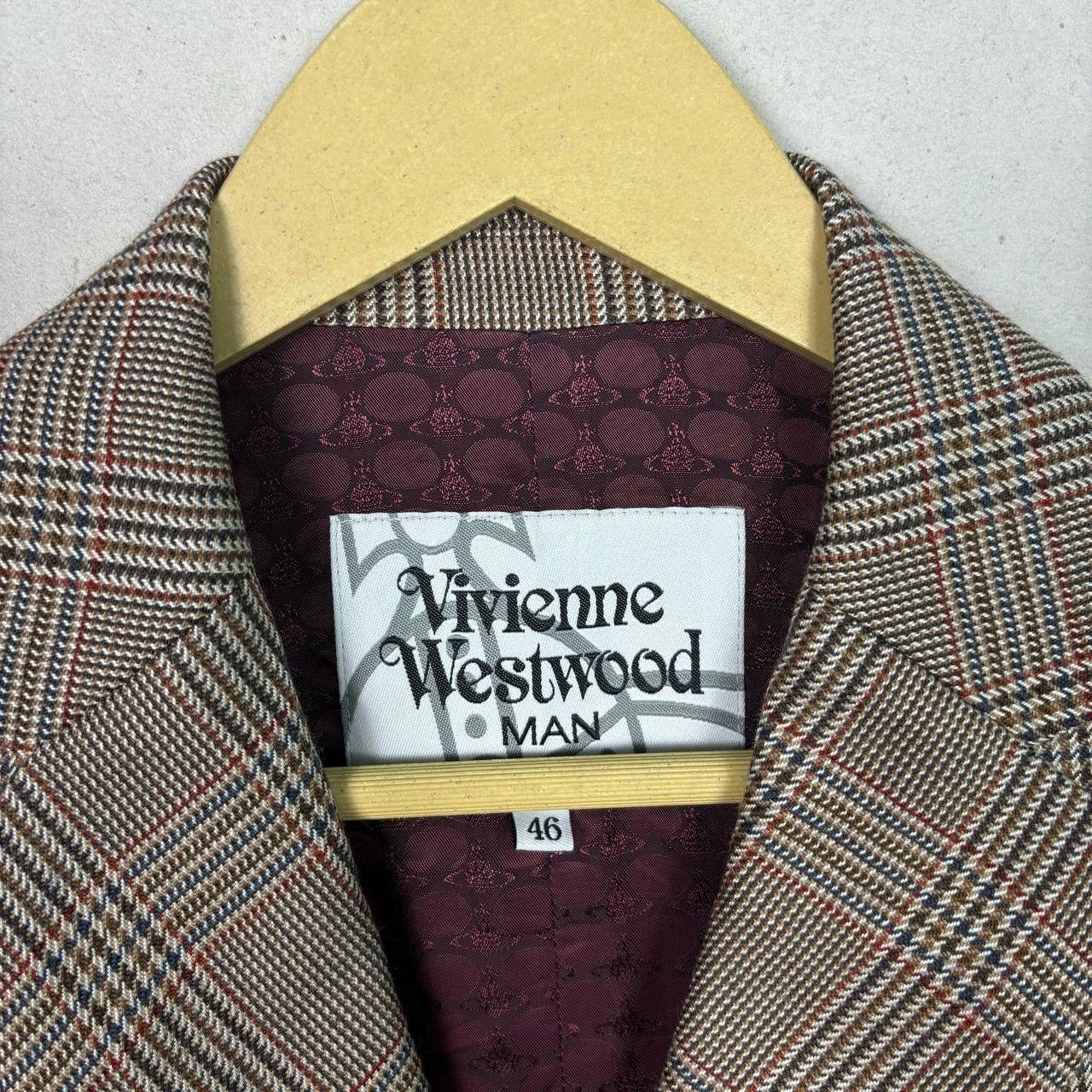 Vivienne Westwood Vivienne Westwood Man Brown Check Vest Size US S / EU 44-46 / 1 - 5 Thumbnail