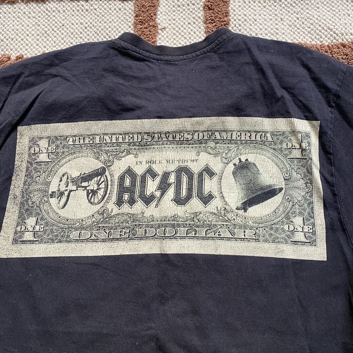 Band Tees VINTAGE AC/DC ROCK BAND ONE DOLLAR PRINT T SHIRT Size US S / EU 44-46 / 1 - 4 Thumbnail