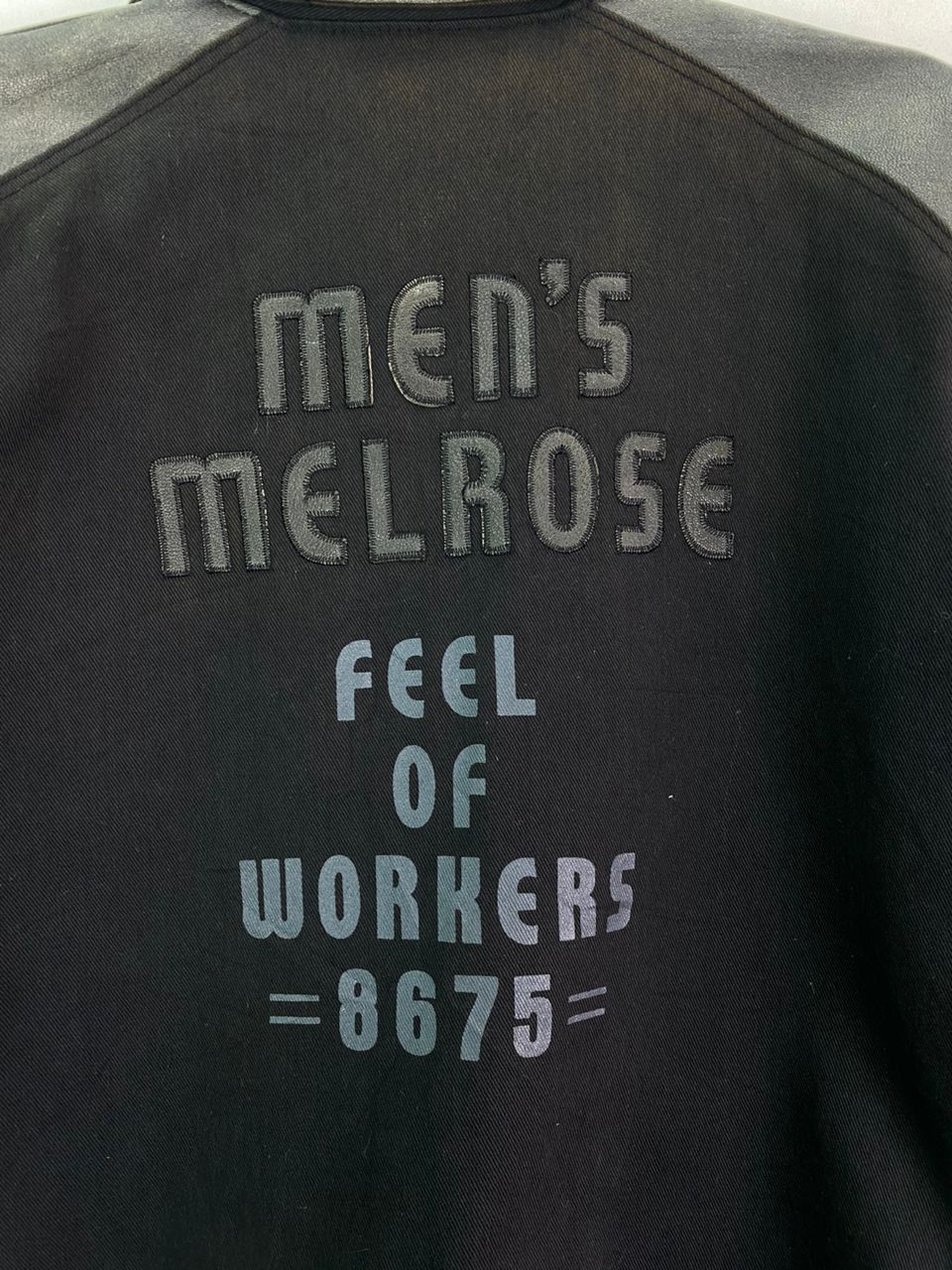 Japanese Brand × Melrose Vtg 90s Mens Melrose letterman varsity bomber jacket Size US L / EU 52-54 / 3 - 2 Thumbnail