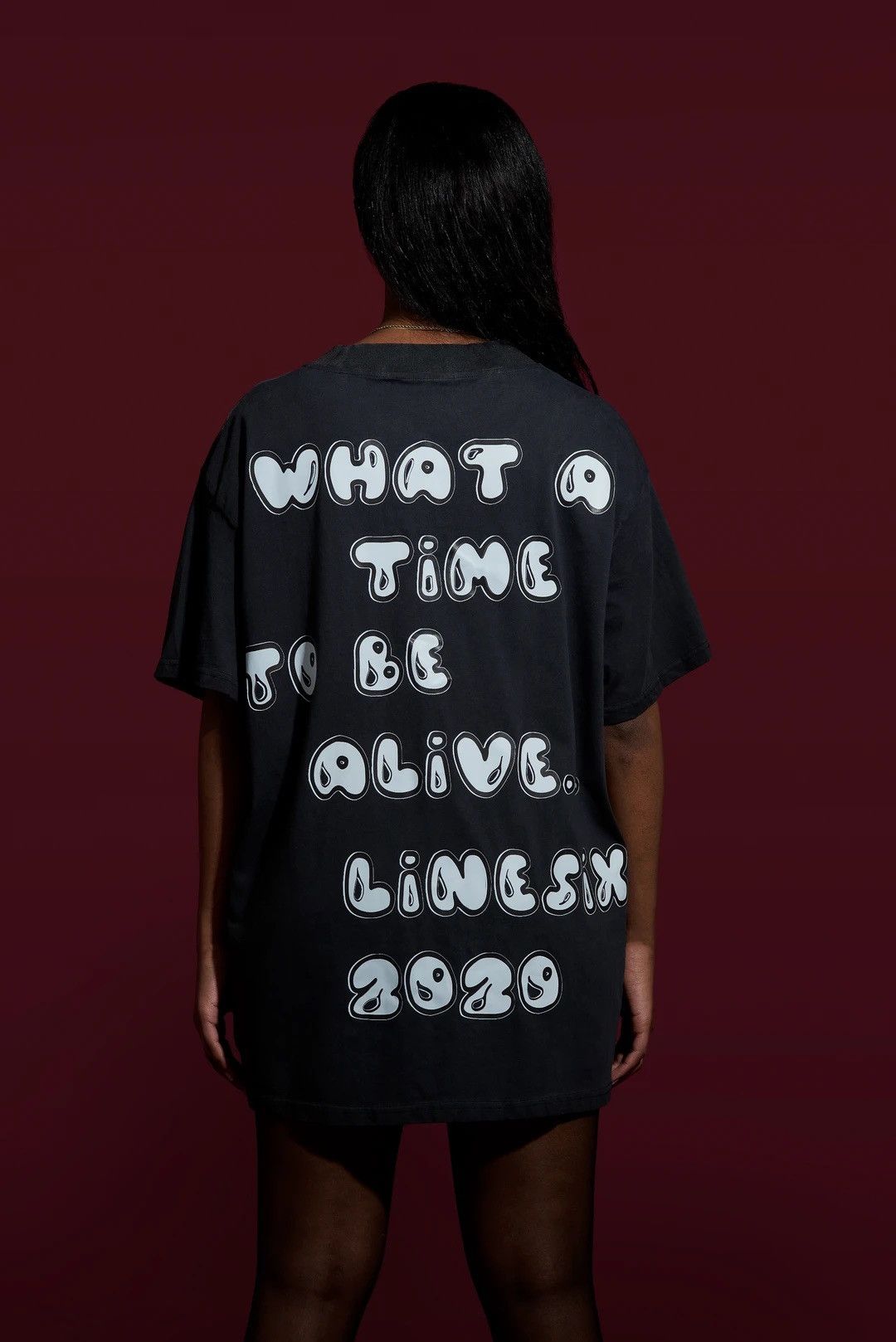 Other Linesix Clothing Stone Washed What A Time T Shirt Size US L / EU 52-54 / 3 - 2 Thumbnail