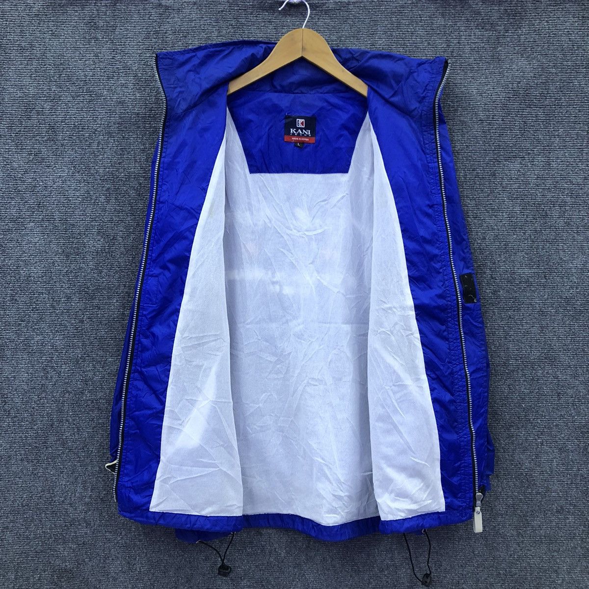 Vintage Vintage Karl Kani Spellout Embroidered Windbreaker Jacket Size US L / EU 52-54 / 3 - 4 Thumbnail