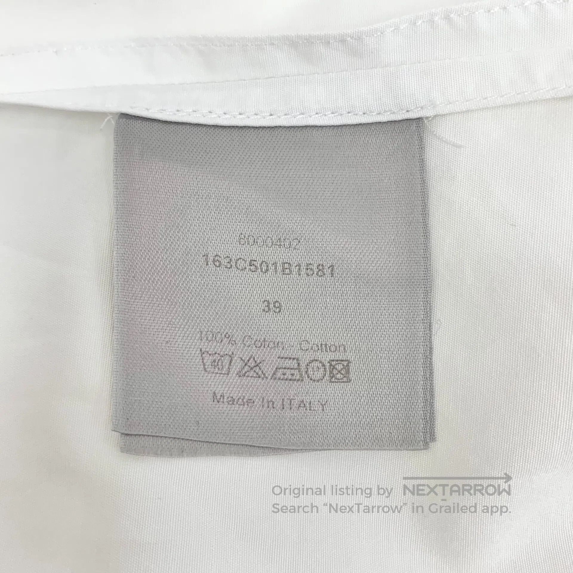 Dior Dior size 39 White bee embroidered cotton collar long-slee Size US S / EU 44-46 / 1 - 7 Thumbnail