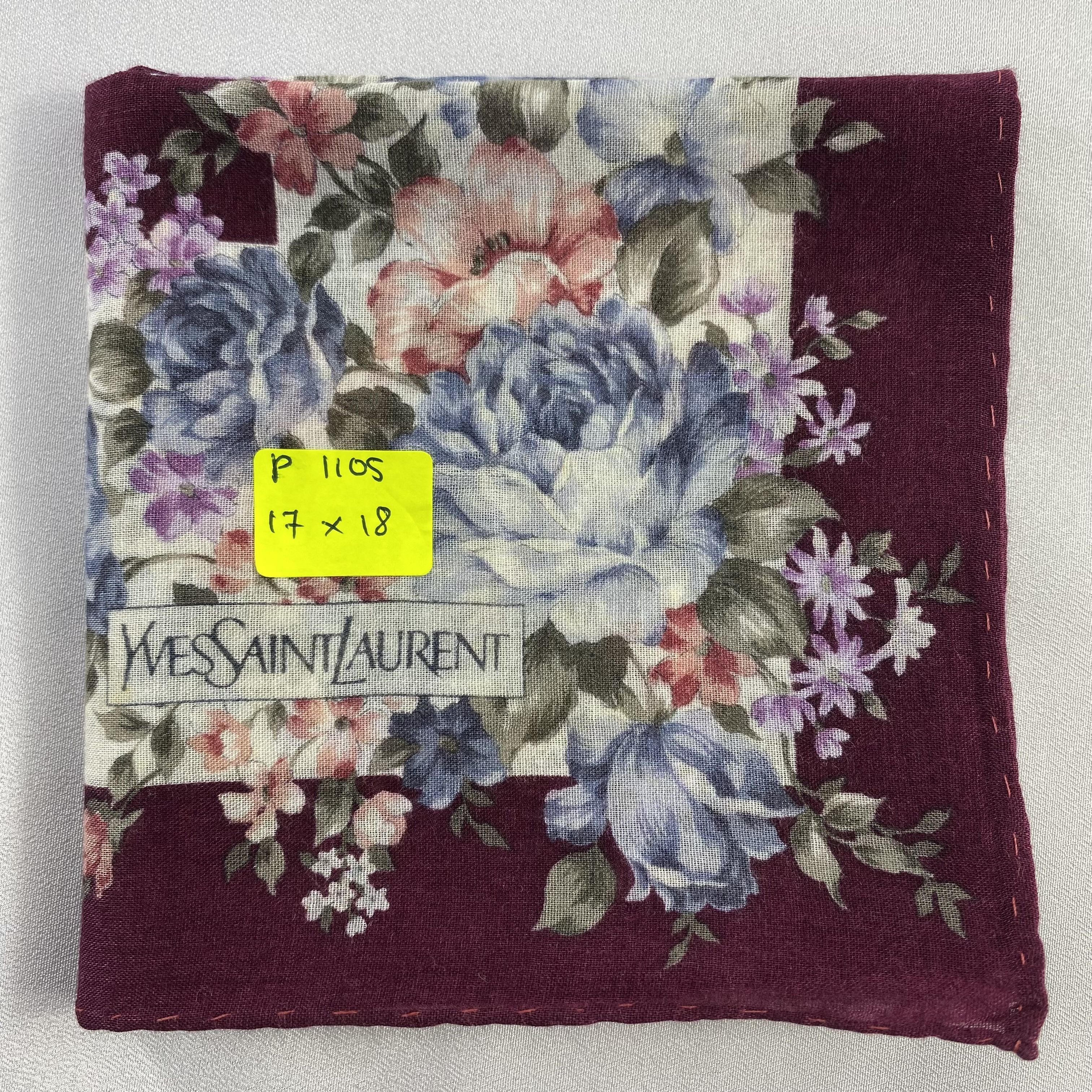 Vintage Yves Saint Laurent Handkerchief / Neckerchief-P1105 Size ONE SIZE - 5 Thumbnail