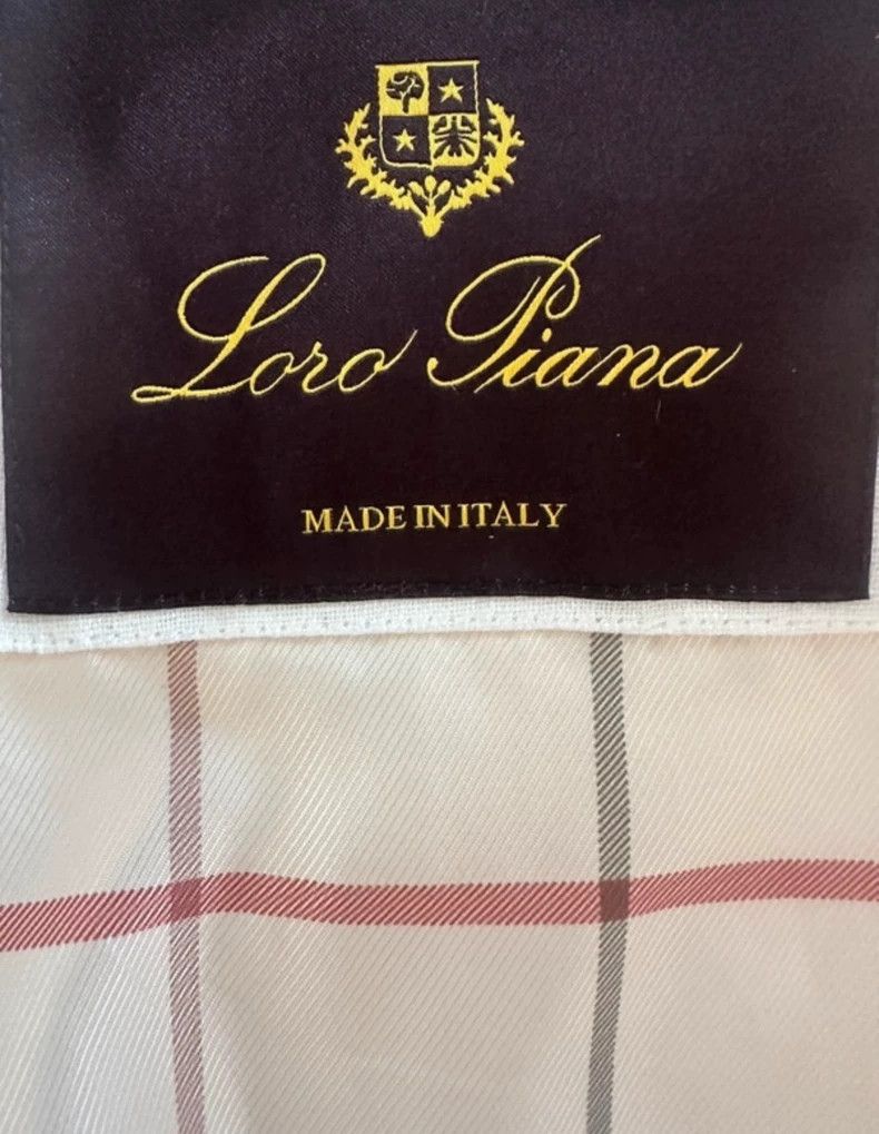 Loro Piana LORO PIANA White linen jacket Size XXL / US 16-18 / IT 52-54 - 3 Thumbnail