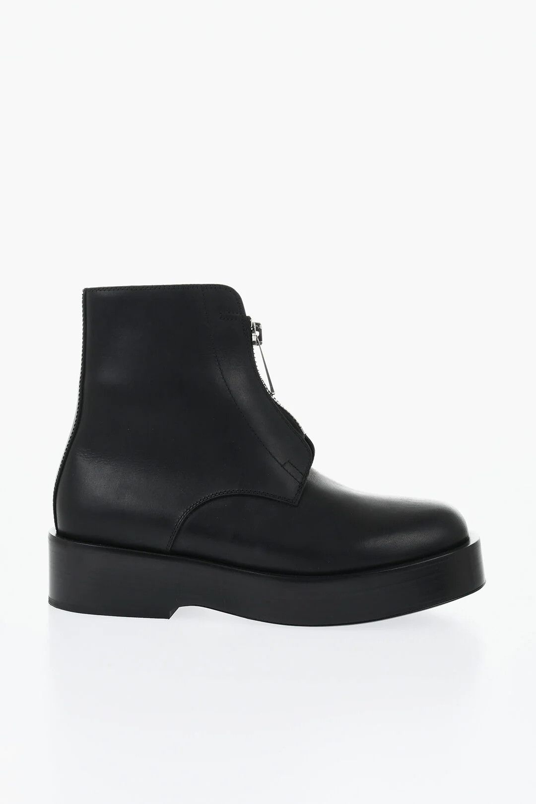 Bottega Veneta og1mm0426 Leather Ankle Boots in Black Size US 9 / EU 42 - 1 Thumbnail
