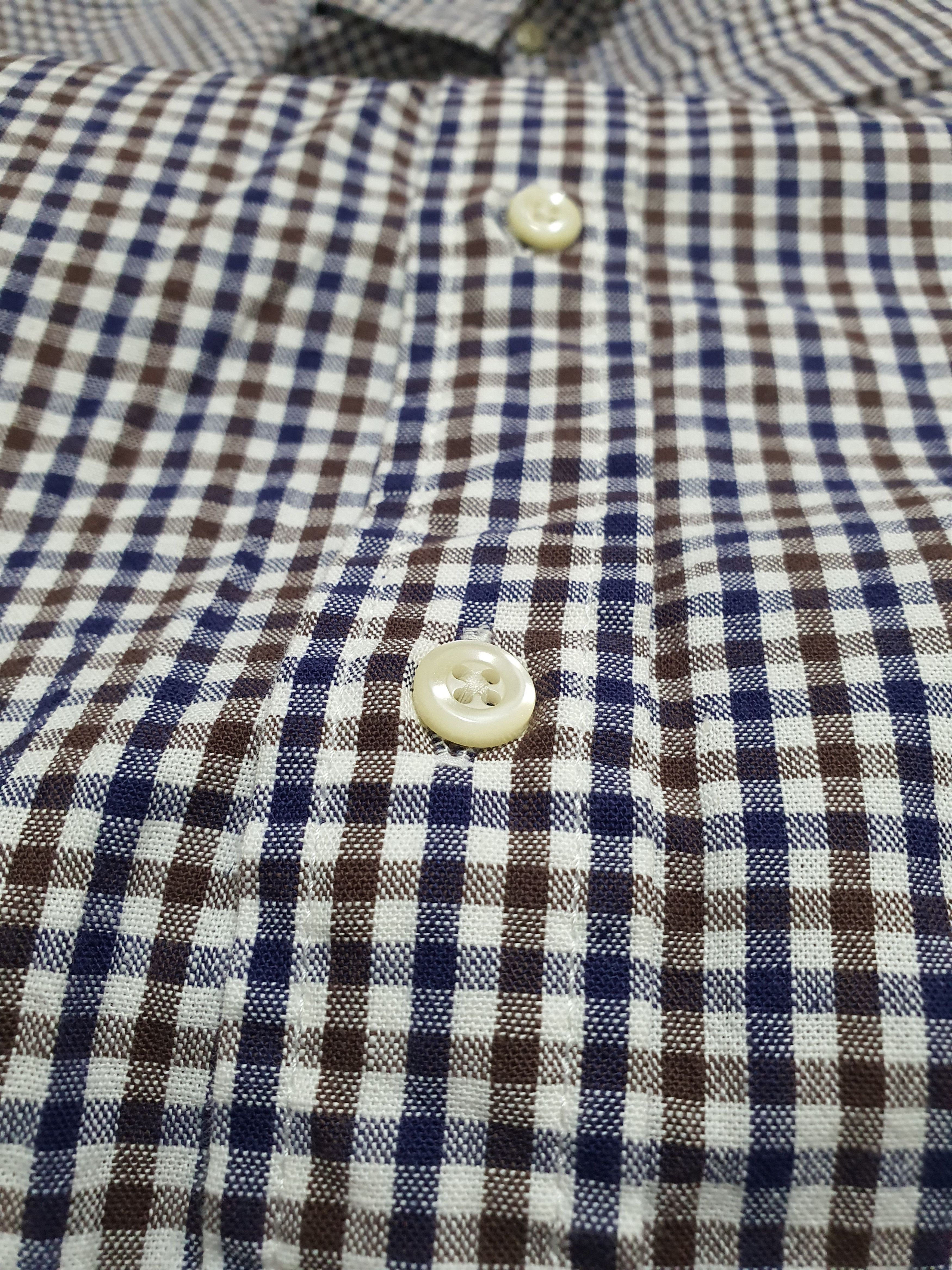 Japanese Brand × Muji MUJI 20.5/30 CHECKED SHIRT Size US XL / EU 56 / 4 - 5 Thumbnail