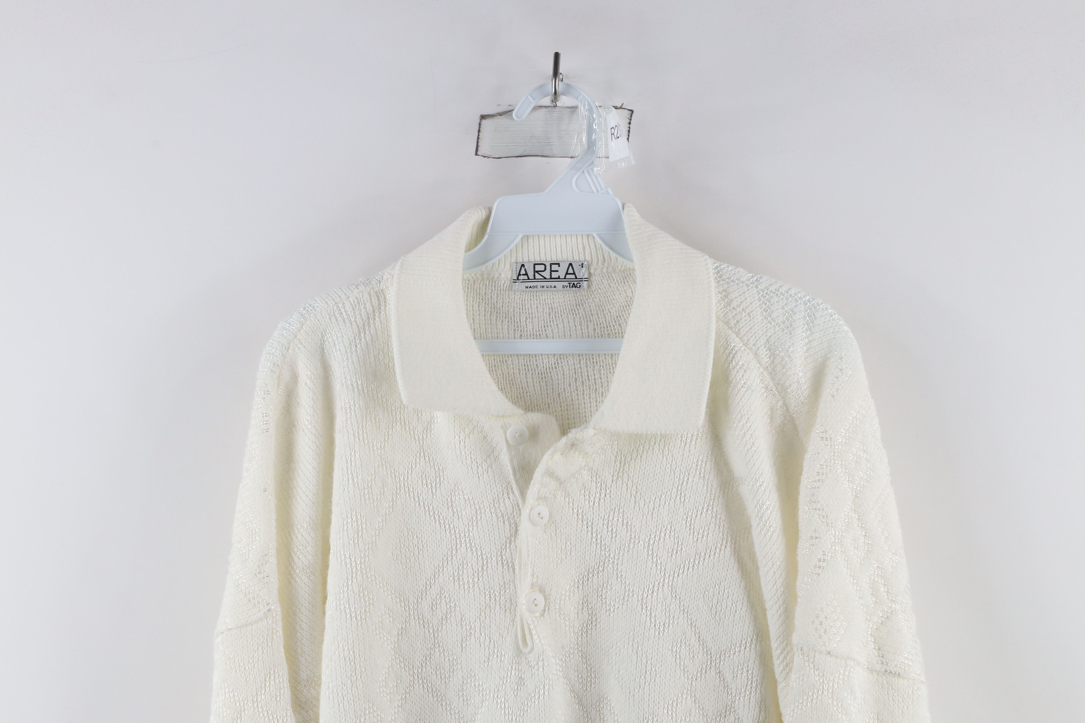 Vintage Vintage 70s Streetwear Knit Collared Pullover Sweater USA Size US L / EU 52-54 / 3 - 2 Thumbnail