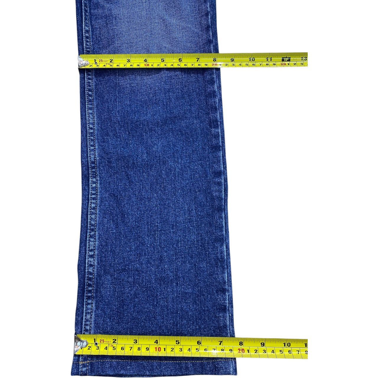 Hollister Hollister Slim Straight Blue Wash Distress Patch Style Jeans Size US 32 / EU 48 - 8 Thumbnail