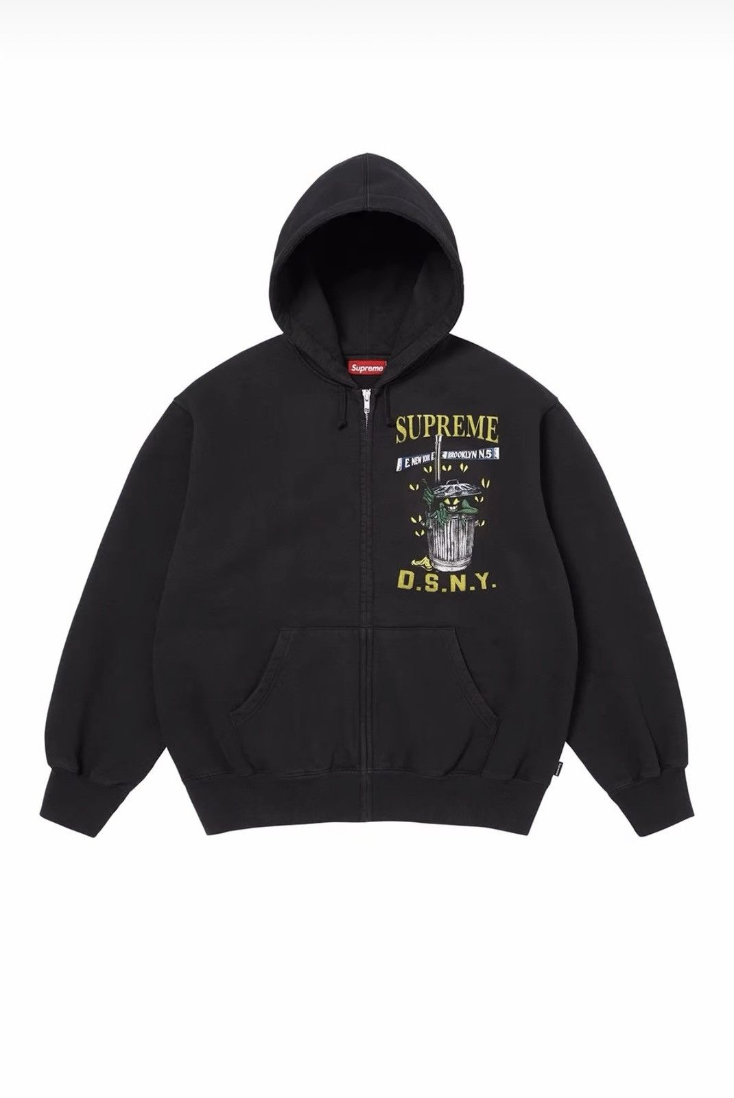 Supreme Supreme/DSNY Zip Up Hooded Sweatshirt (black) (XL) Size ONE SIZE - 1 Thumbnail