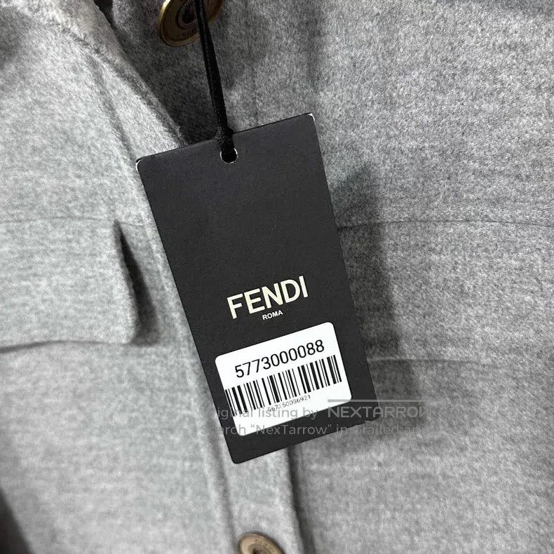 Fendi Fendi Printed Loose Fit Coat with Full Lining Size XS / US 0-2 / IT 36-38 - 9 Thumbnail