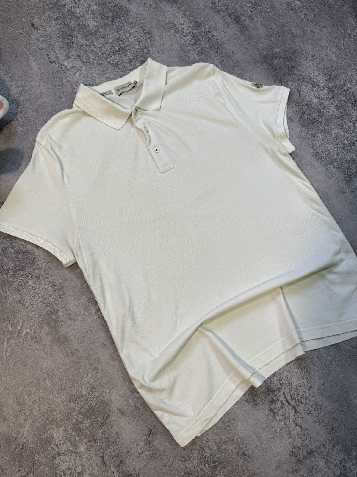 Moncler × Vintage Vintage Moncler Polo Shirt Size US XL / EU 56 / 4 - 2 Thumbnail