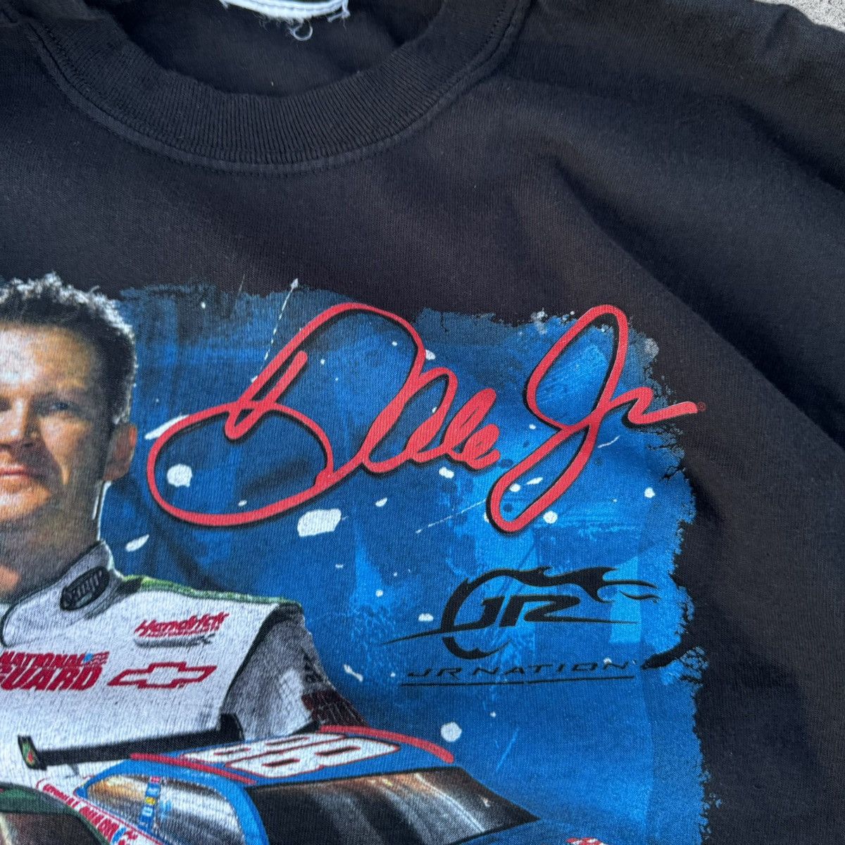 Harley Davidson × NASCAR × Stussy Vintage Y2K Black Nascar Dale Earnhardt Graphic Longsleeve S Size US M / EU 48-50 / 2 - 6 Thumbnail