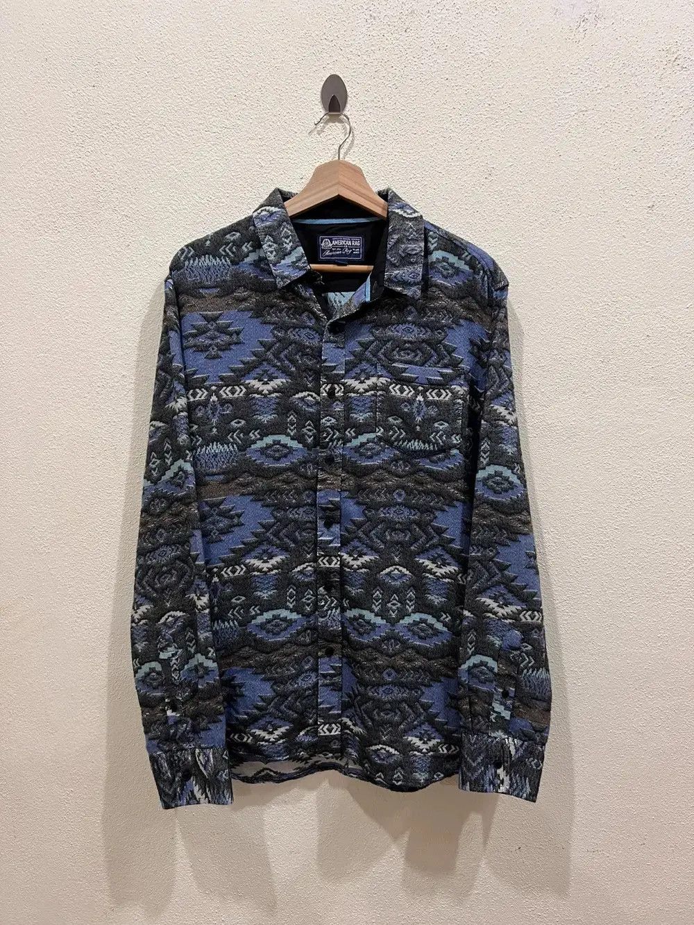 American Rag × Native American Rag Navajo Shirt Button Up 👕 Size US L / EU 52-54 / 3 - 2 Thumbnail
