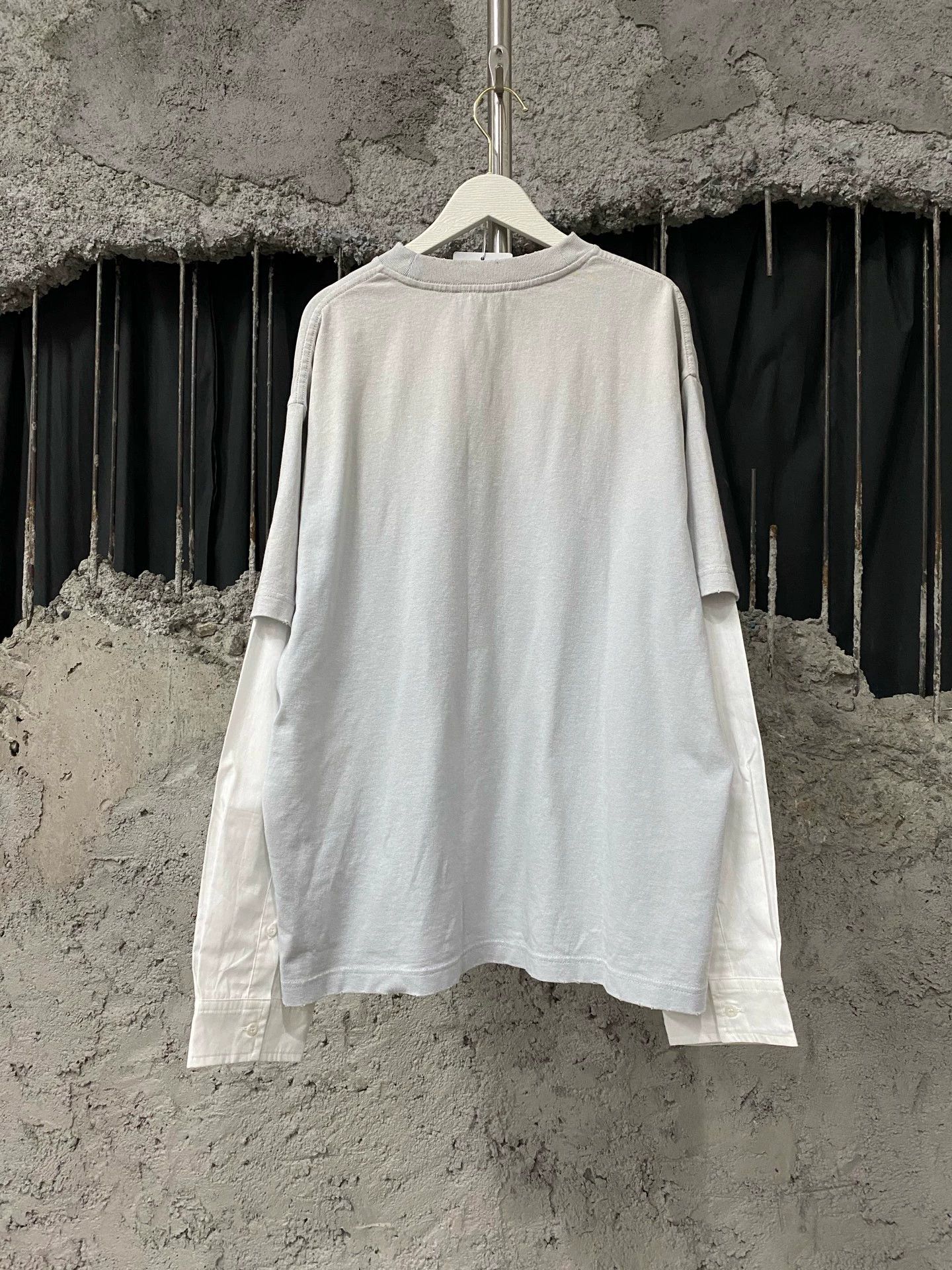 Acne Studios Acne Studios Distressed Layered Long Sleeve Top XS New Size XS / US 0-2 / IT 36-38 - 2 Thumbnail