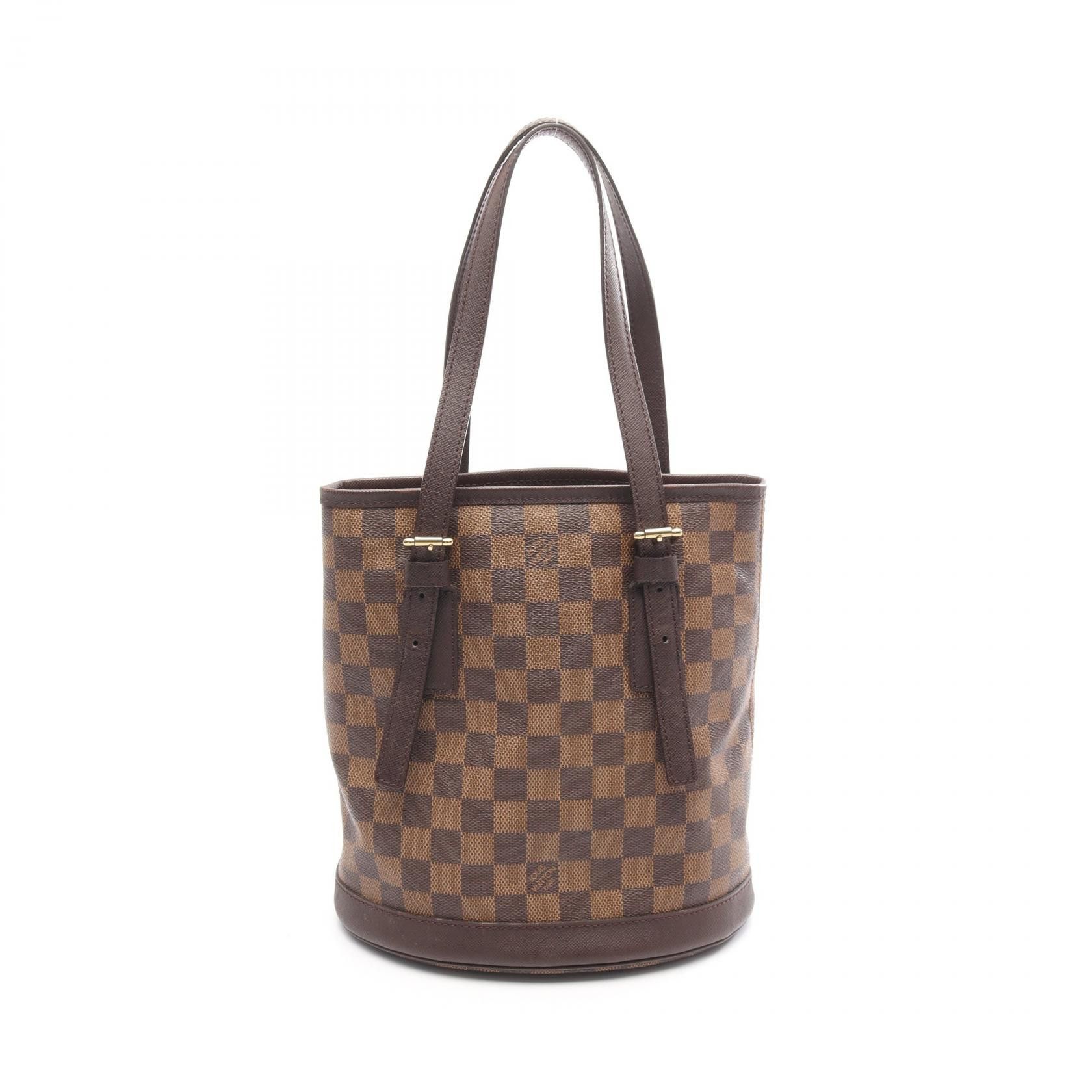 Louis Vuitton Louis Vuitton Louis Vuitton Marais Damier Ebene Coated Canvas Tote Bag Canvas Tote Bag N42240 Size ONE SIZE - 1 Thumbnail