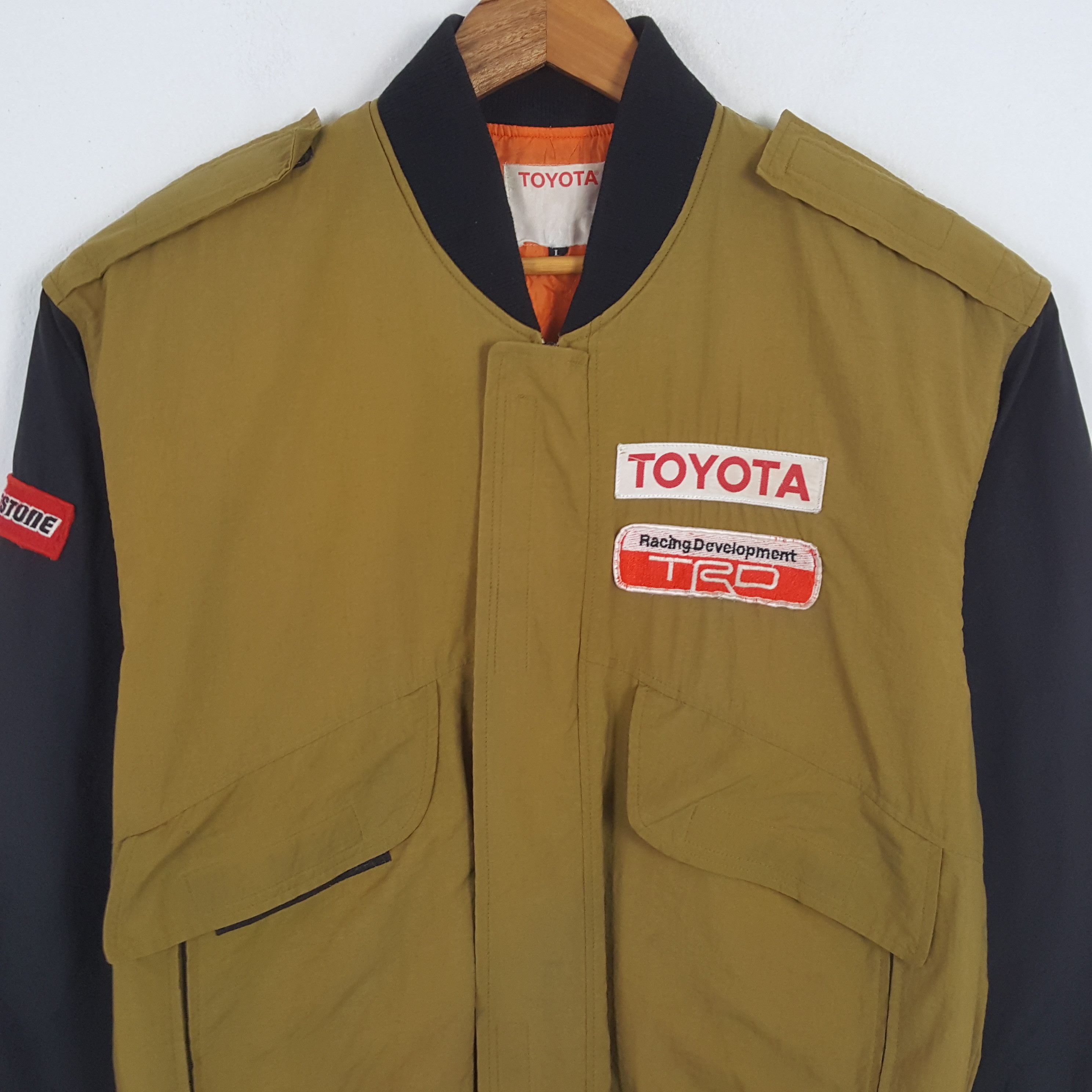 Japanese Brand × Vintage Vintage TOYOTA TRD Japanese Racing Team Jacket Size US XL / EU 56 / 4 - 4 Thumbnail