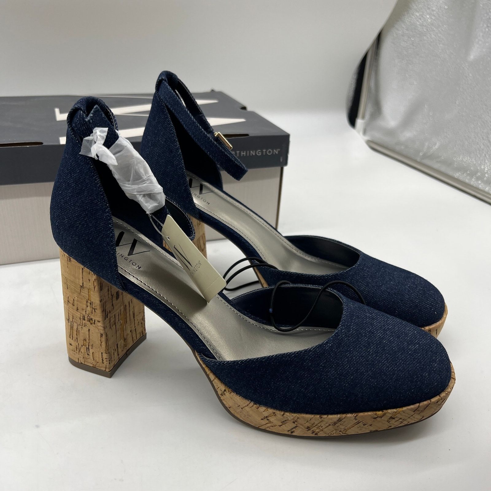 Other Worthington Womens Panama Block Heel Pumps Size US 9 / IT 39 - 5 Thumbnail