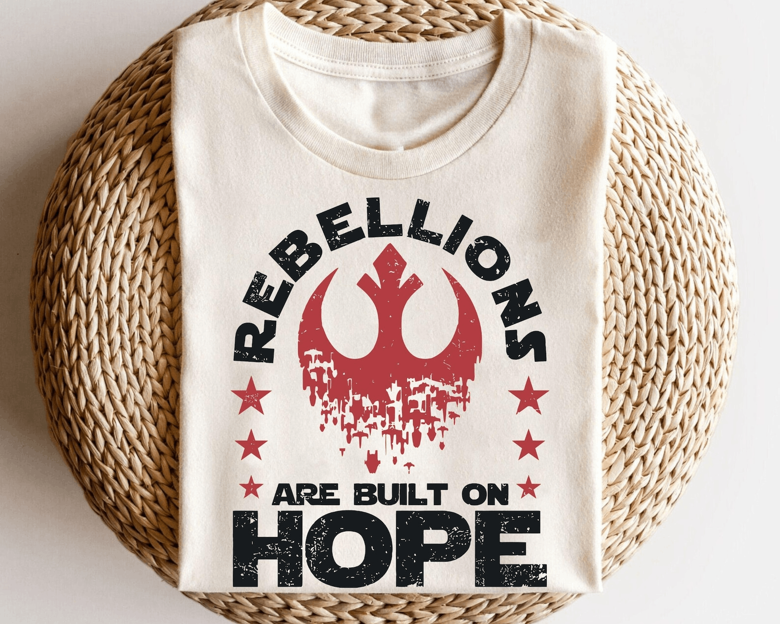 Designer × Star Wars Rebellions Are Built On Hope Shirt, Star Wars Rebel Shirt Size M / US 6-8 / IT 42-44 - 4 Thumbnail